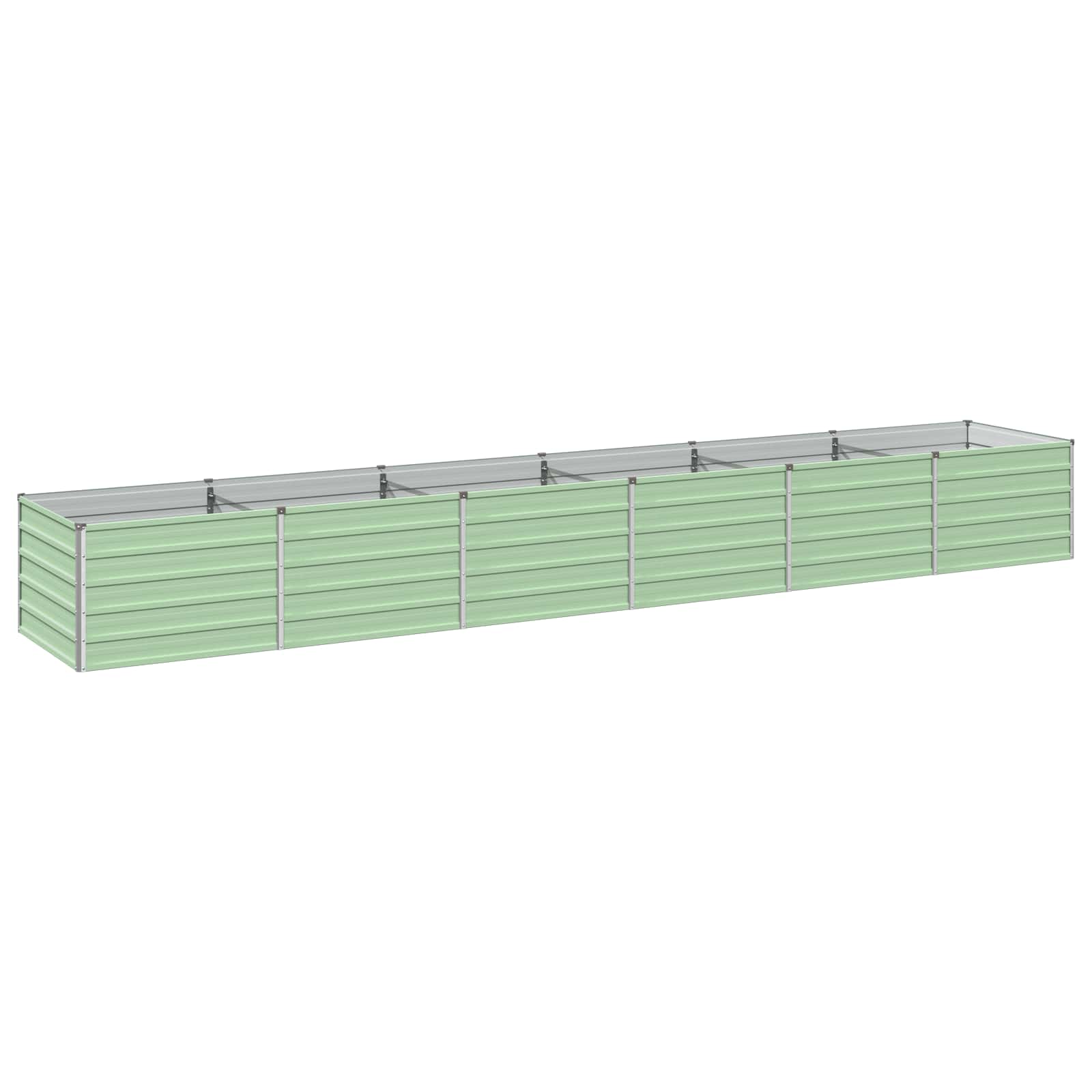 Letto rialzato da giardino Verde Pastello 480 x 80 x 55 cm