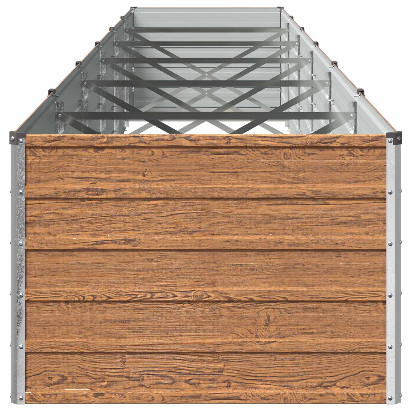 Letto rialzato da giardino Marrone legno 600 x 80 x 55 cm
