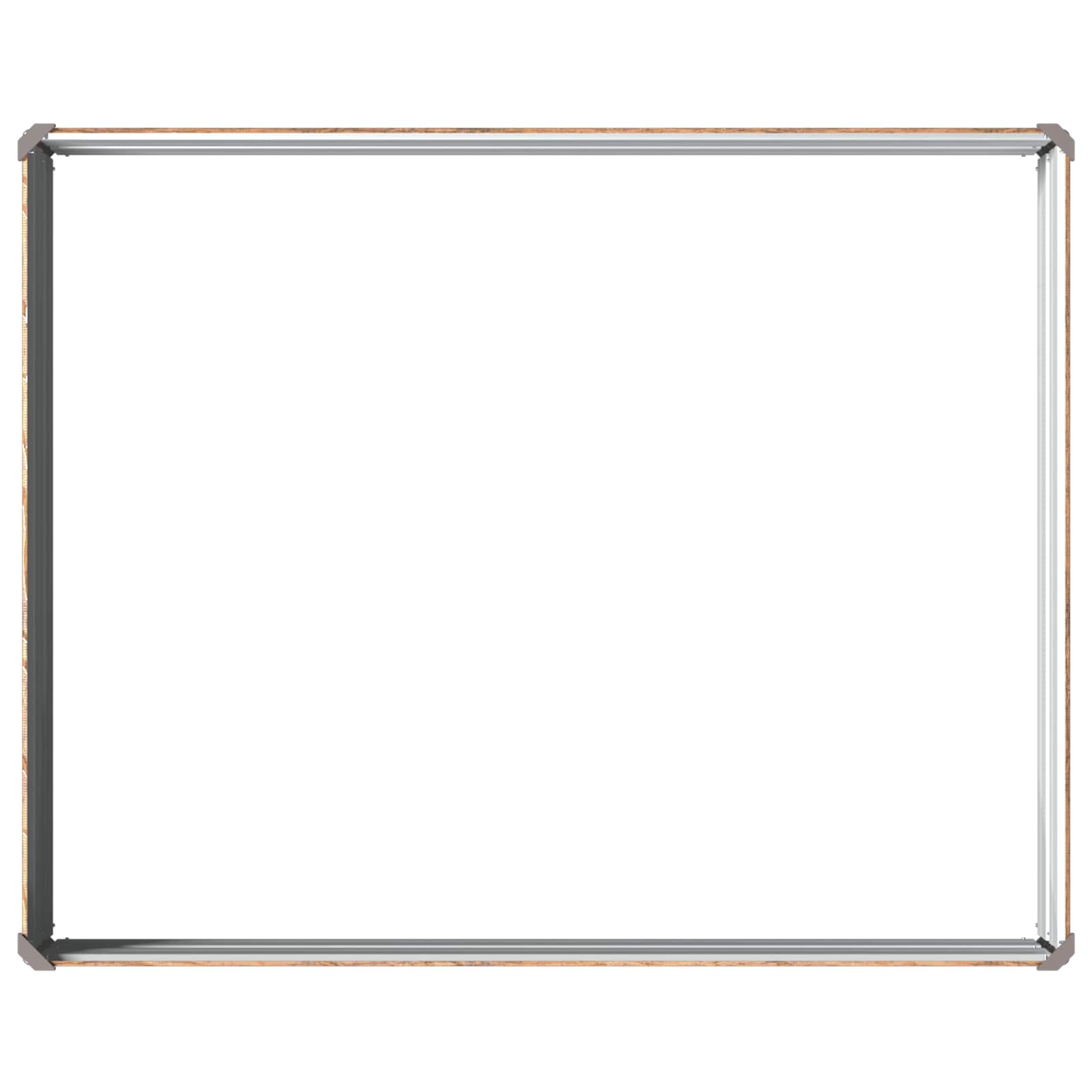 Letto rialzato da giardino Marrone legno 100 x 80 x 24 cm