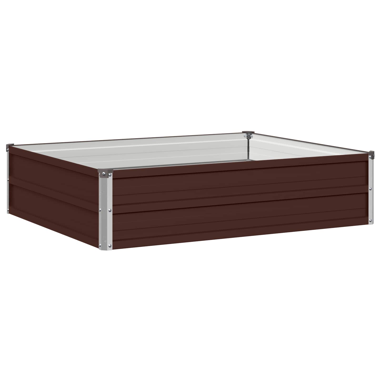 Letto rialzato da giardino Marrone 100 x 80 x 24 cm