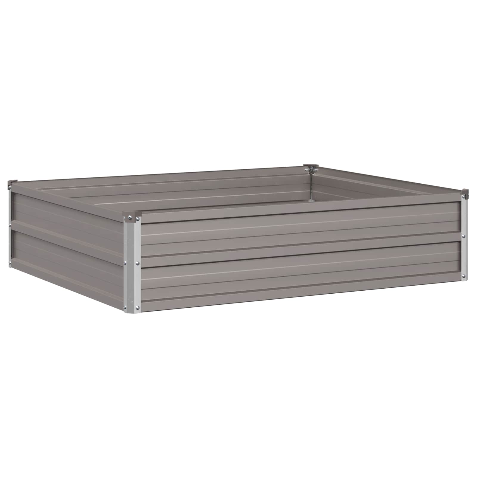 Letto rialzato da giardino Ruggine 100 x 80 x 24 cm cartone