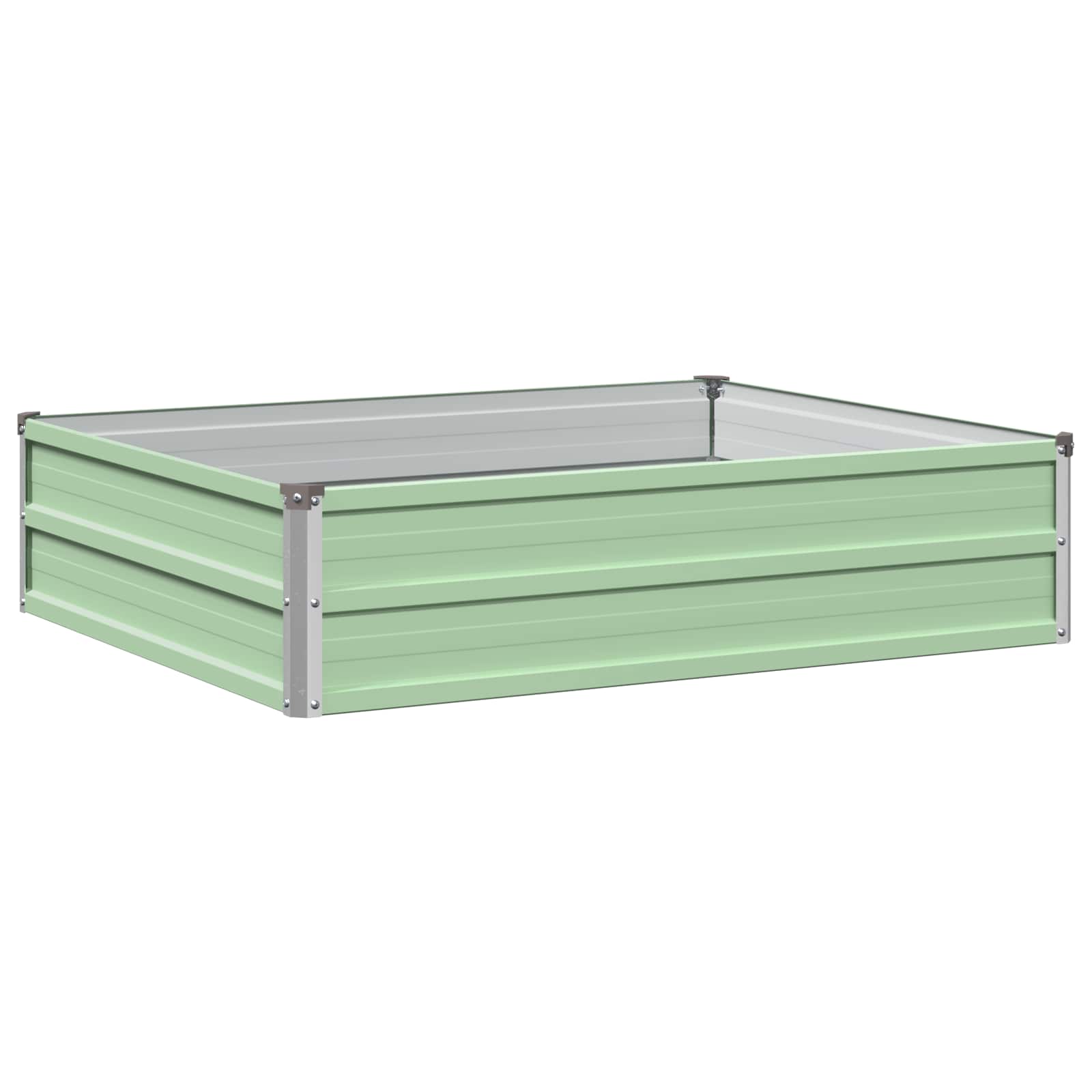 Letto rialzato da giardino Verde Pastello 100 x 80 x 24 cm