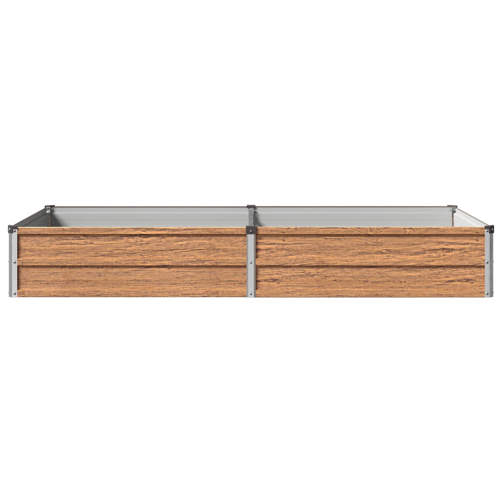 Letto rialzato da giardino Marrone legno 160 x 80 x 24 cm