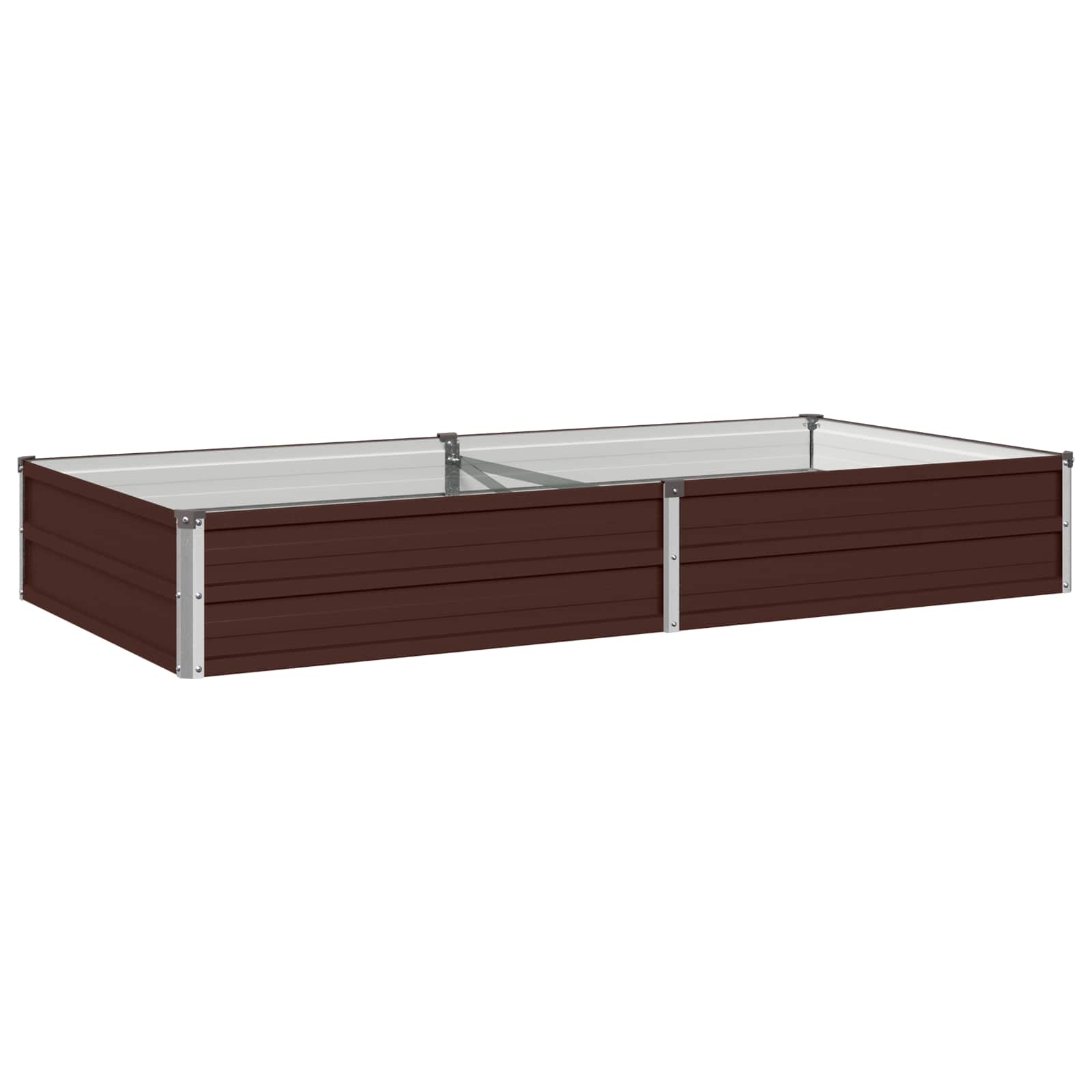 Letto rialzato da giardino Marrone 160 x 80 x 24 cm