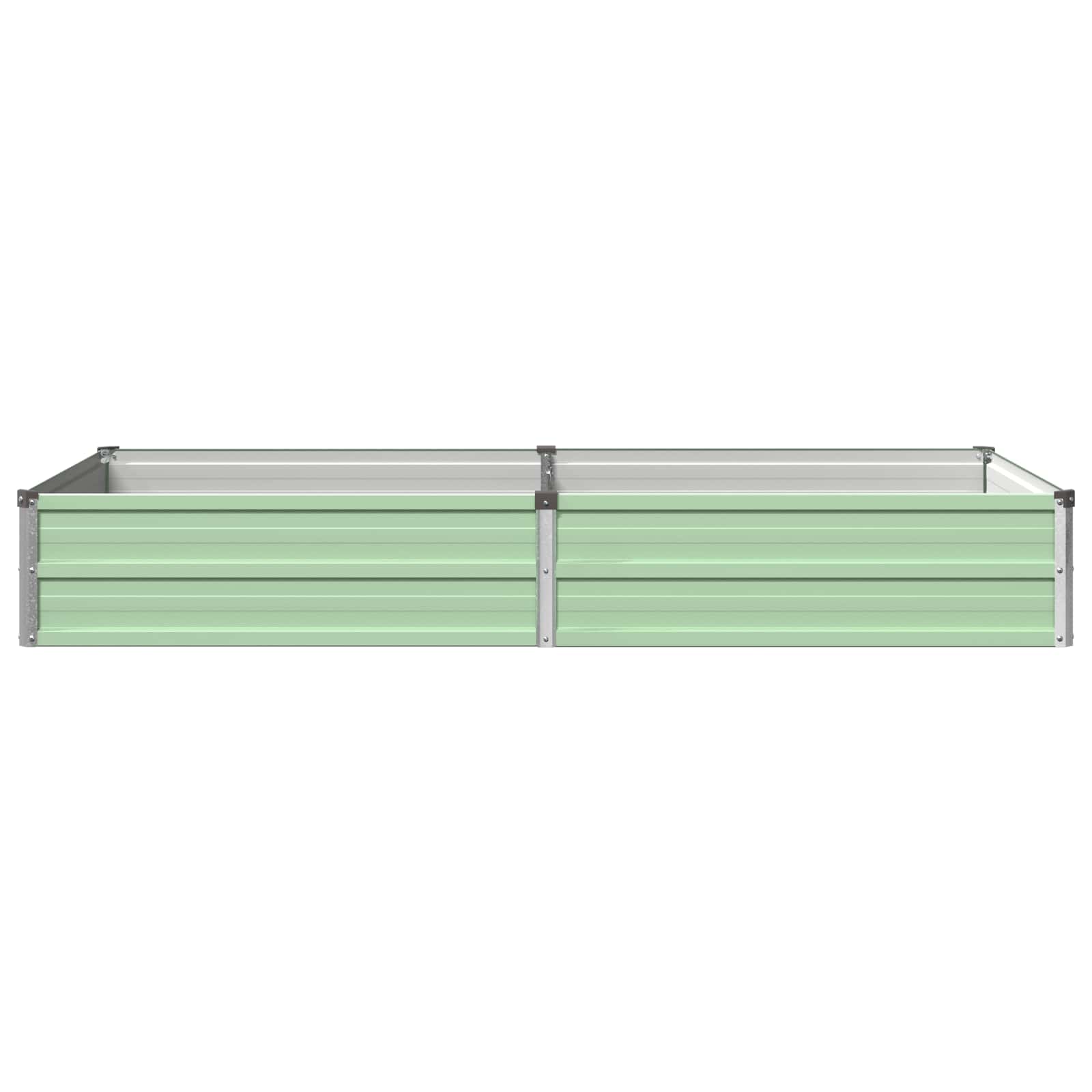 Letto rialzato da giardino Verde Pastello 160 x 80 x 24 cm