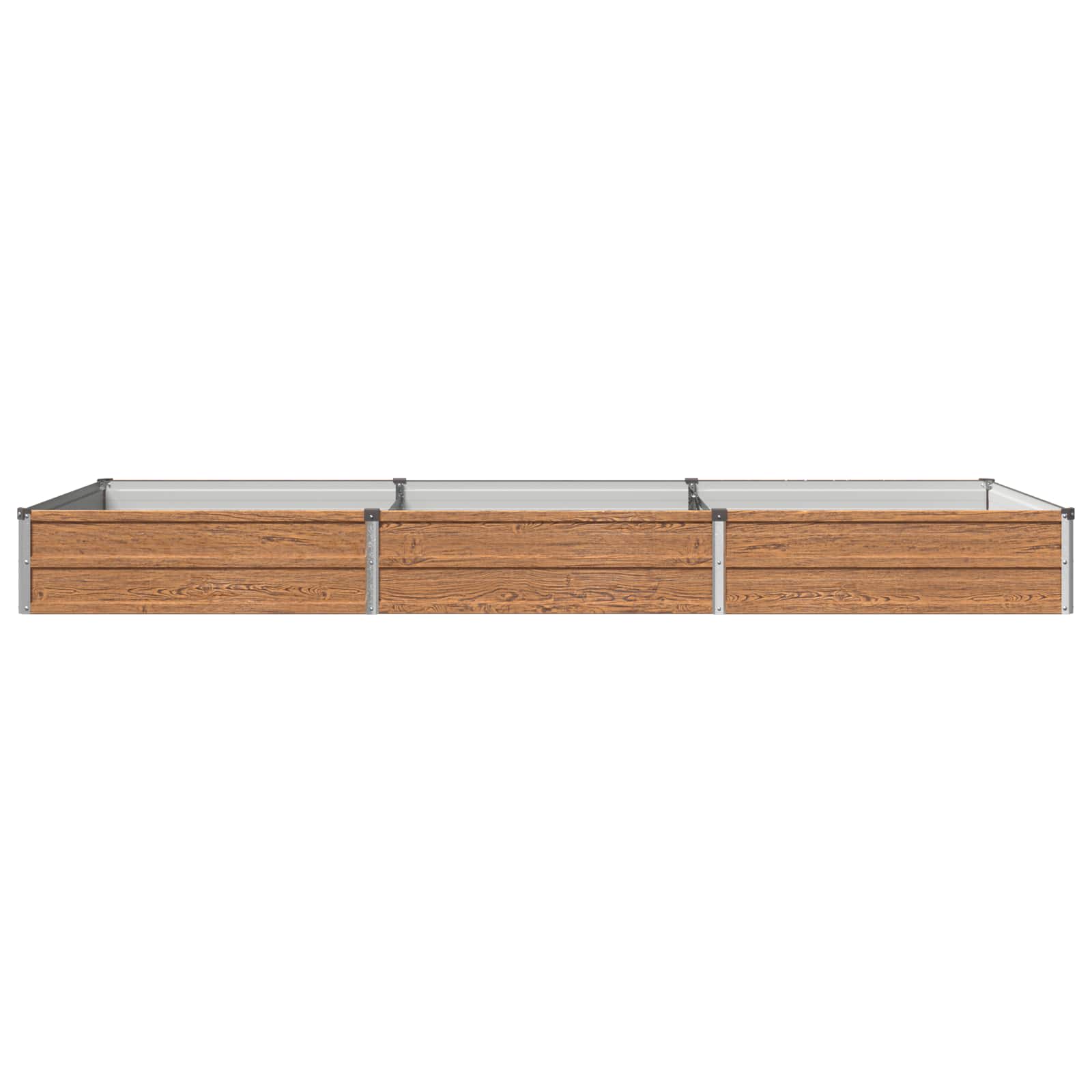 Letto rialzato da giardino Marrone legno 240 x 80 x 24 cm