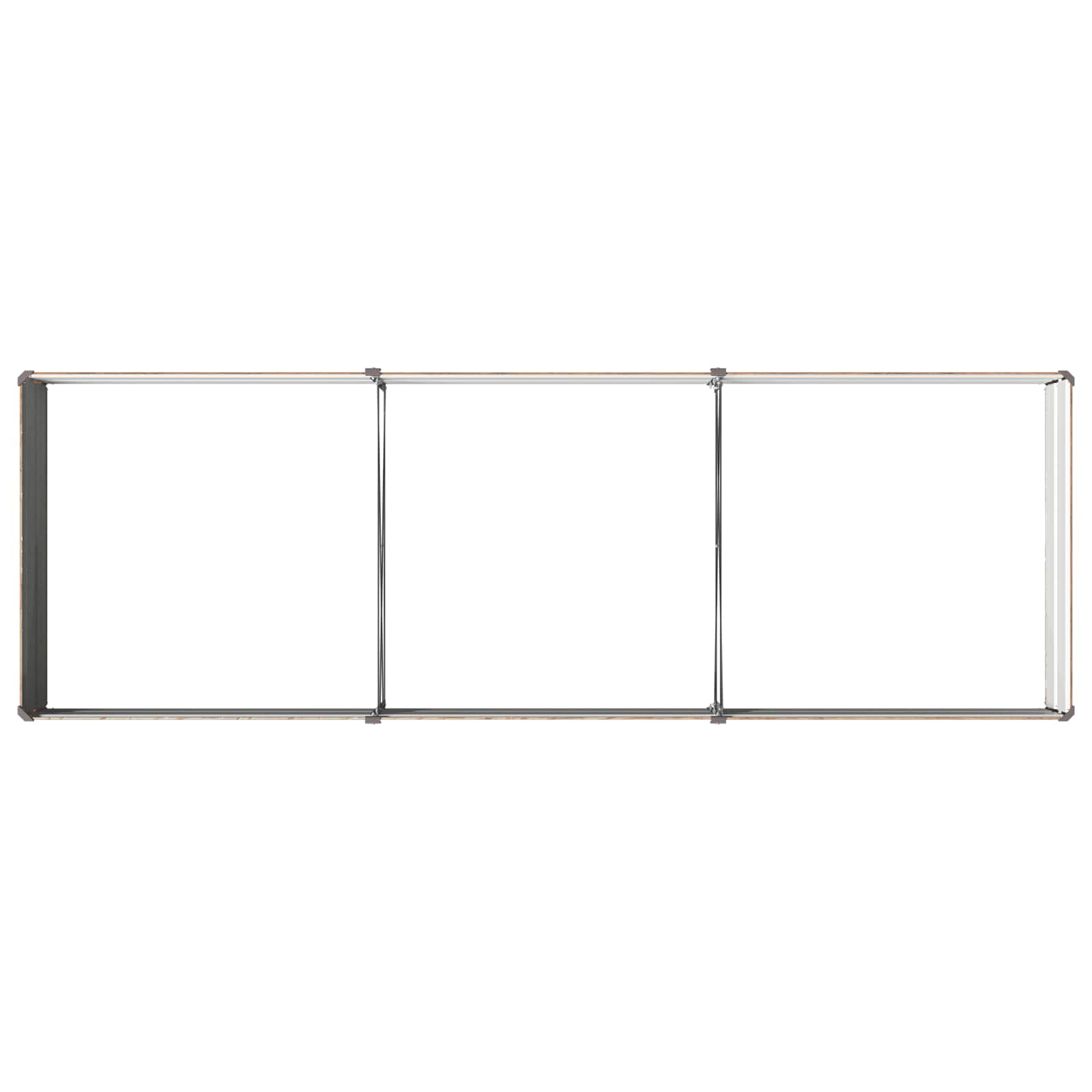 Letto rialzato da giardino Marrone legno 240 x 80 x 24 cm