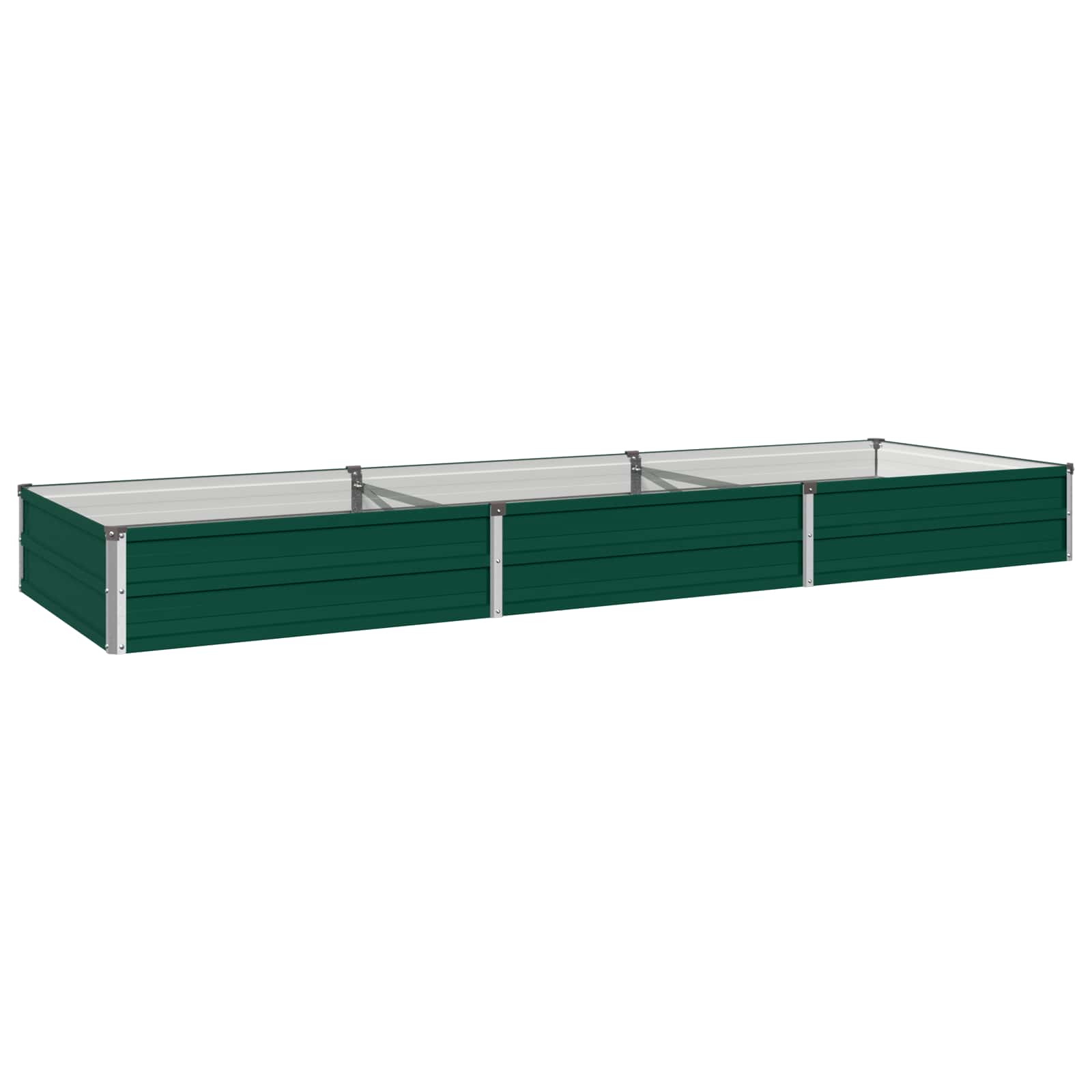 Letto rialzato da giardino Verde 240 x 80 x 24 cm