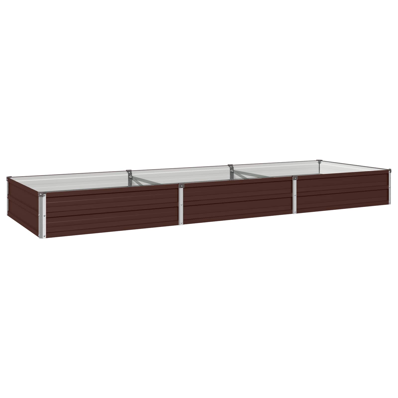 Letto rialzato da giardino Marrone 240 x 80 x 24 cm