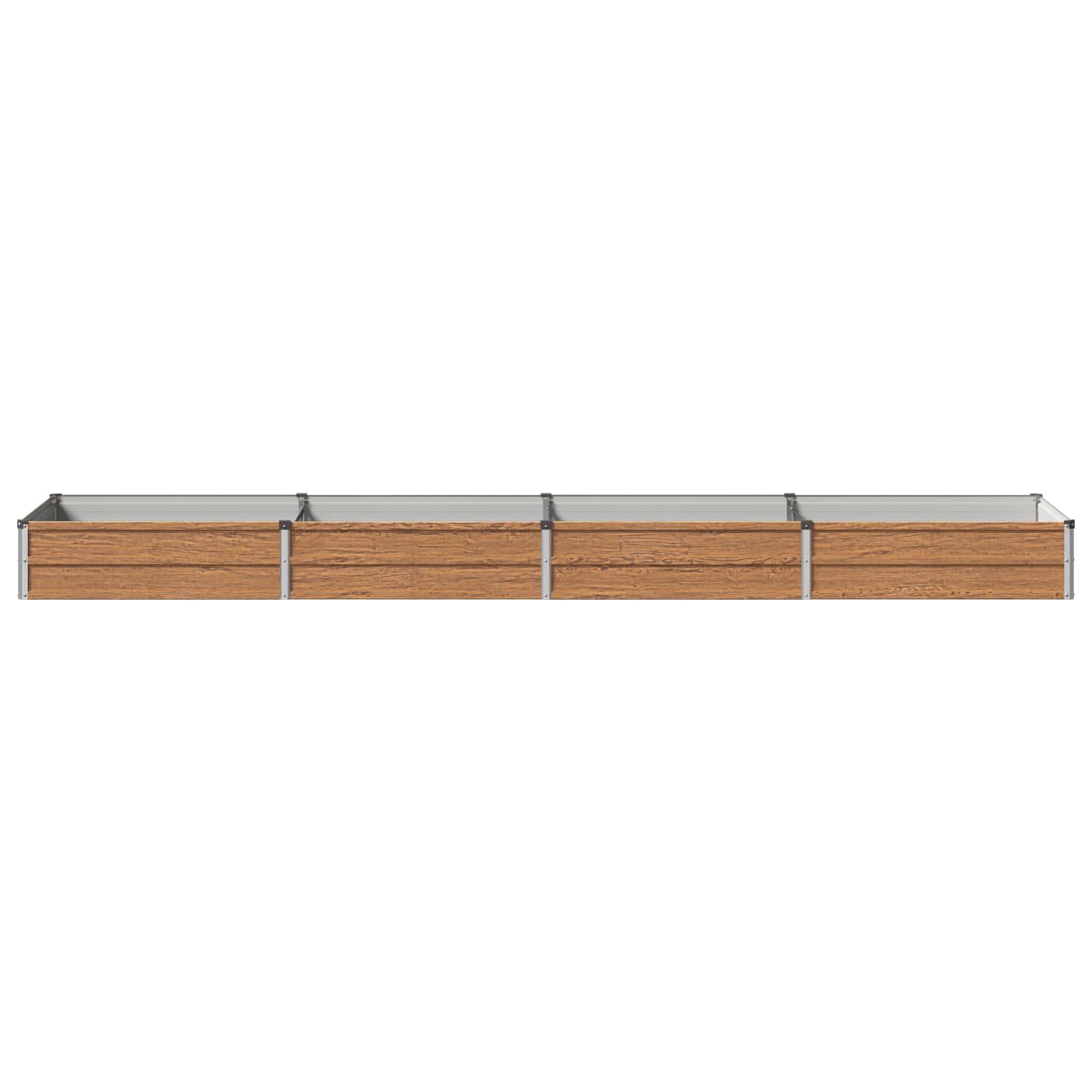 Letto rialzato da giardino Marrone legno 320 x 80 x 24 cm