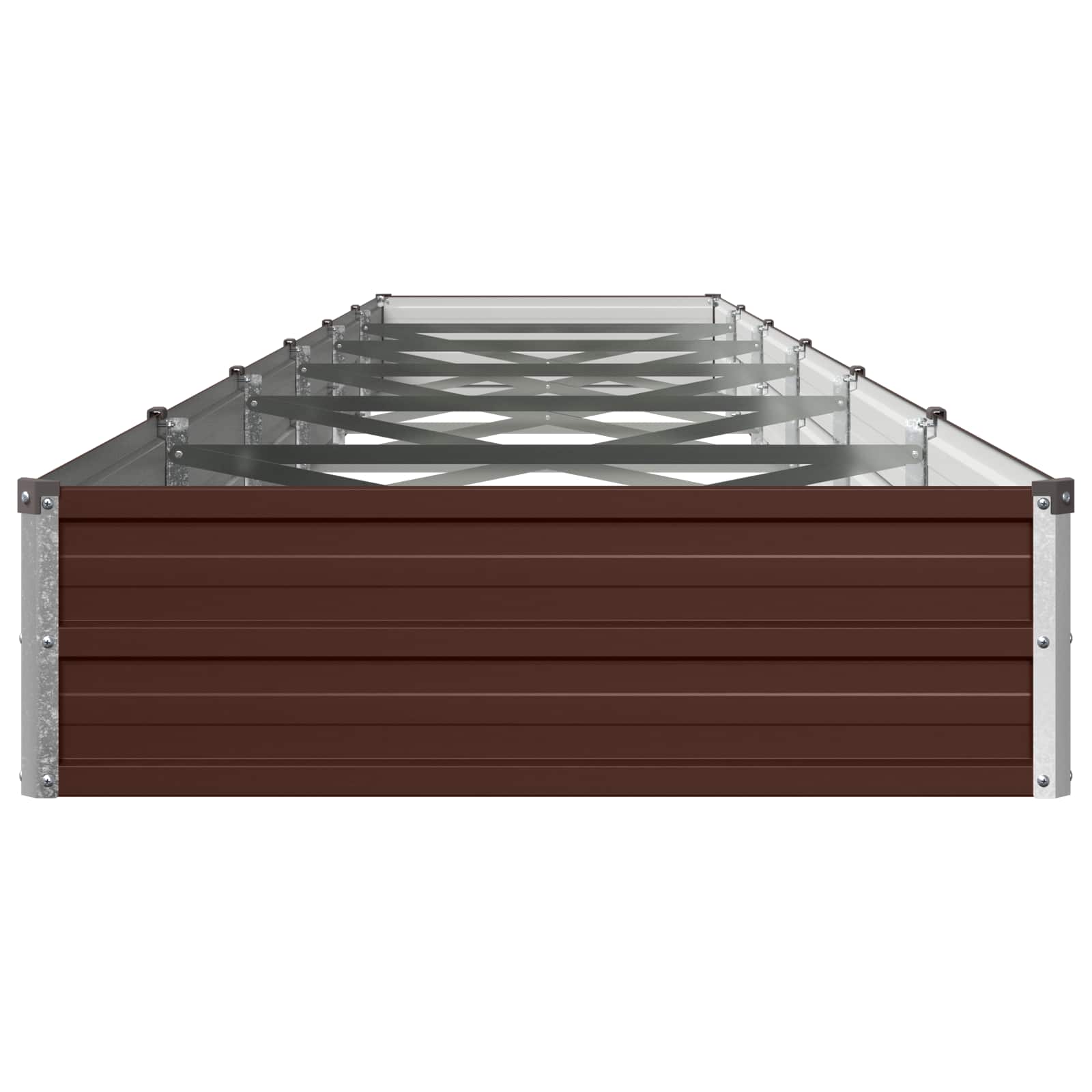 Letto rialzato da giardino Marrone 480 x 80 x 24 cm