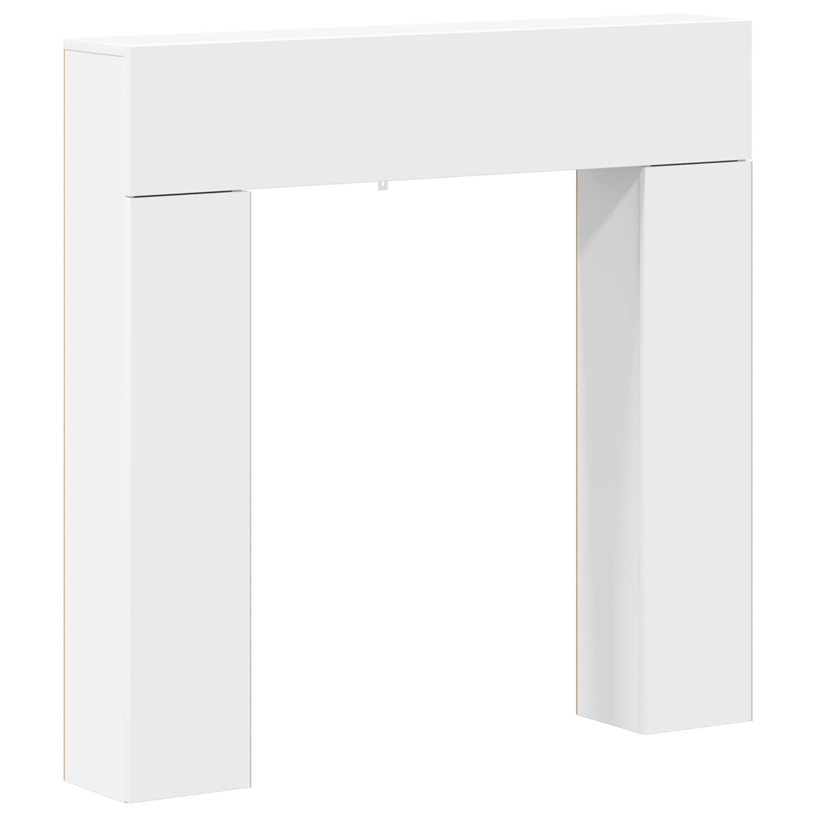 Cornice per camino Bianco 102 x 18 x 100,5 cm