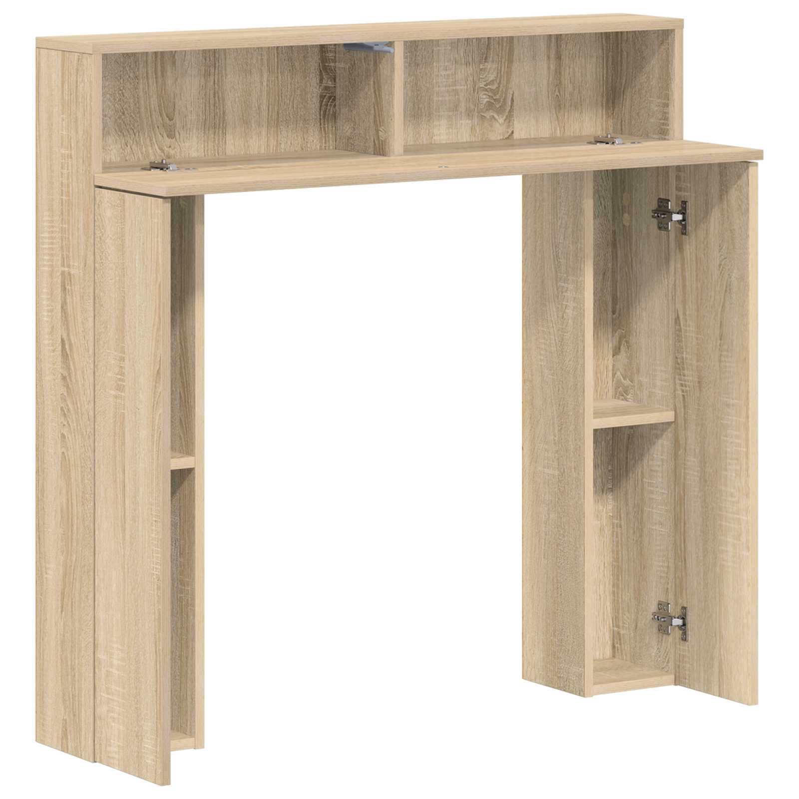 Cornice per camino Rovere Sonoma 102 x 18 x 100,5 cm