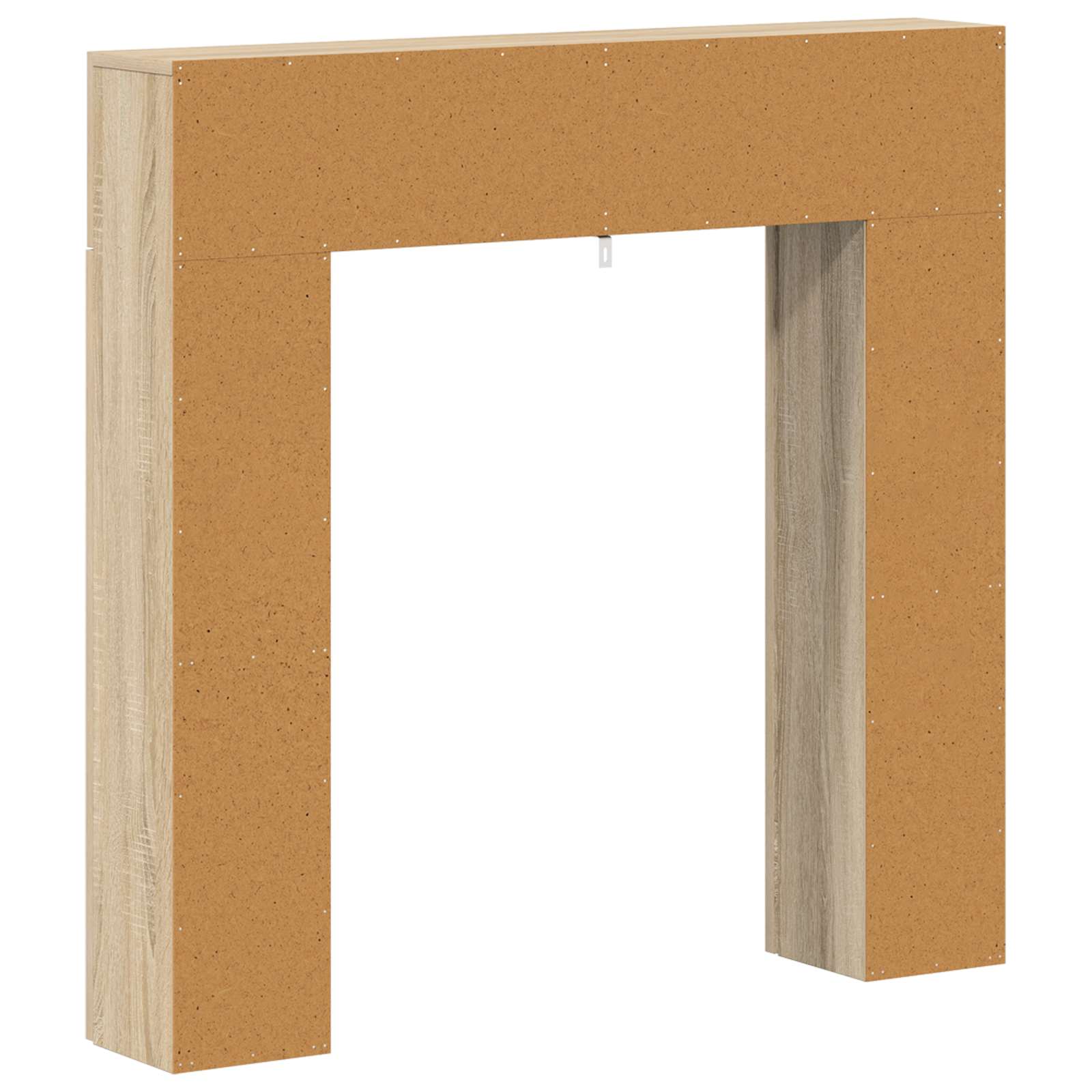 Cornice per camino Rovere Sonoma 102 x 18 x 100,5 cm