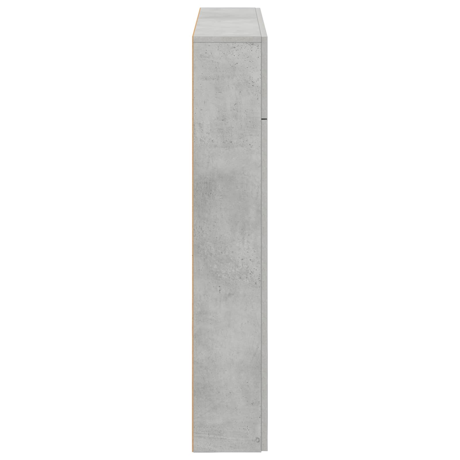 Cornice per camino Grigio Cemento 102 x 18 x 100,5 cm