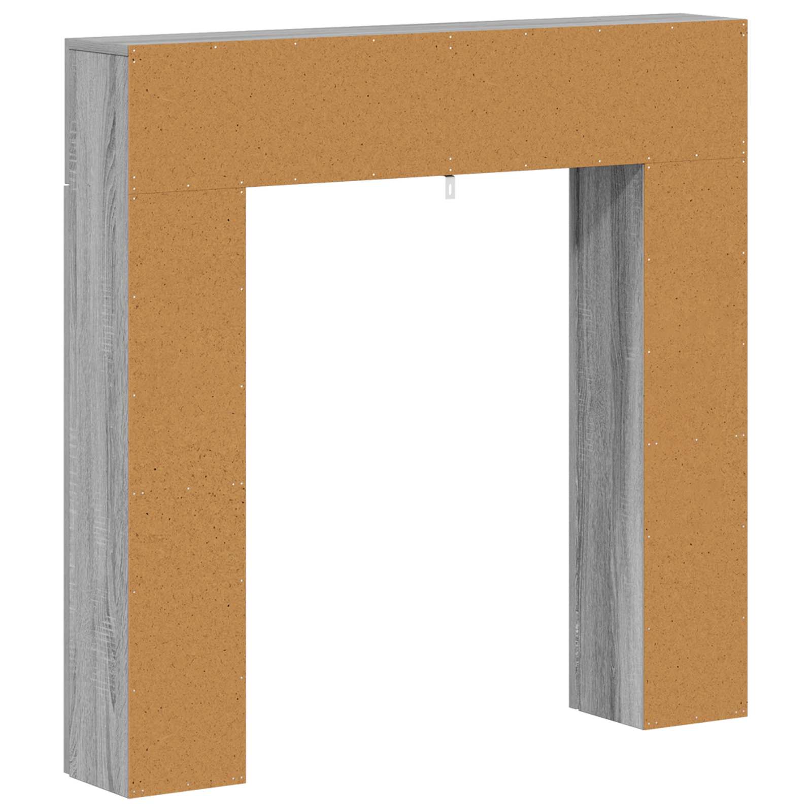 Cornice per camino Sonoma grigio 102 x 18 x 100,5 cm