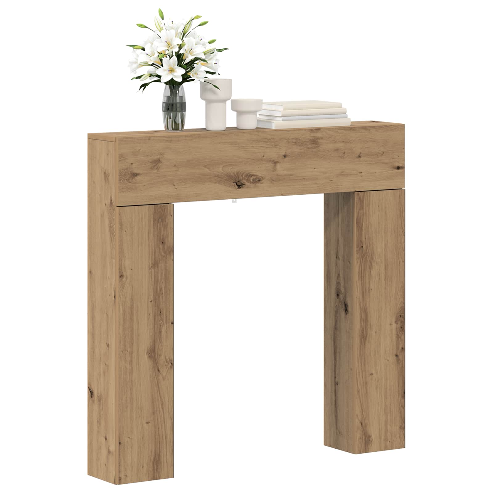Cornice per camino Rovere Artigianale 102 x 18 x 100,5 cm