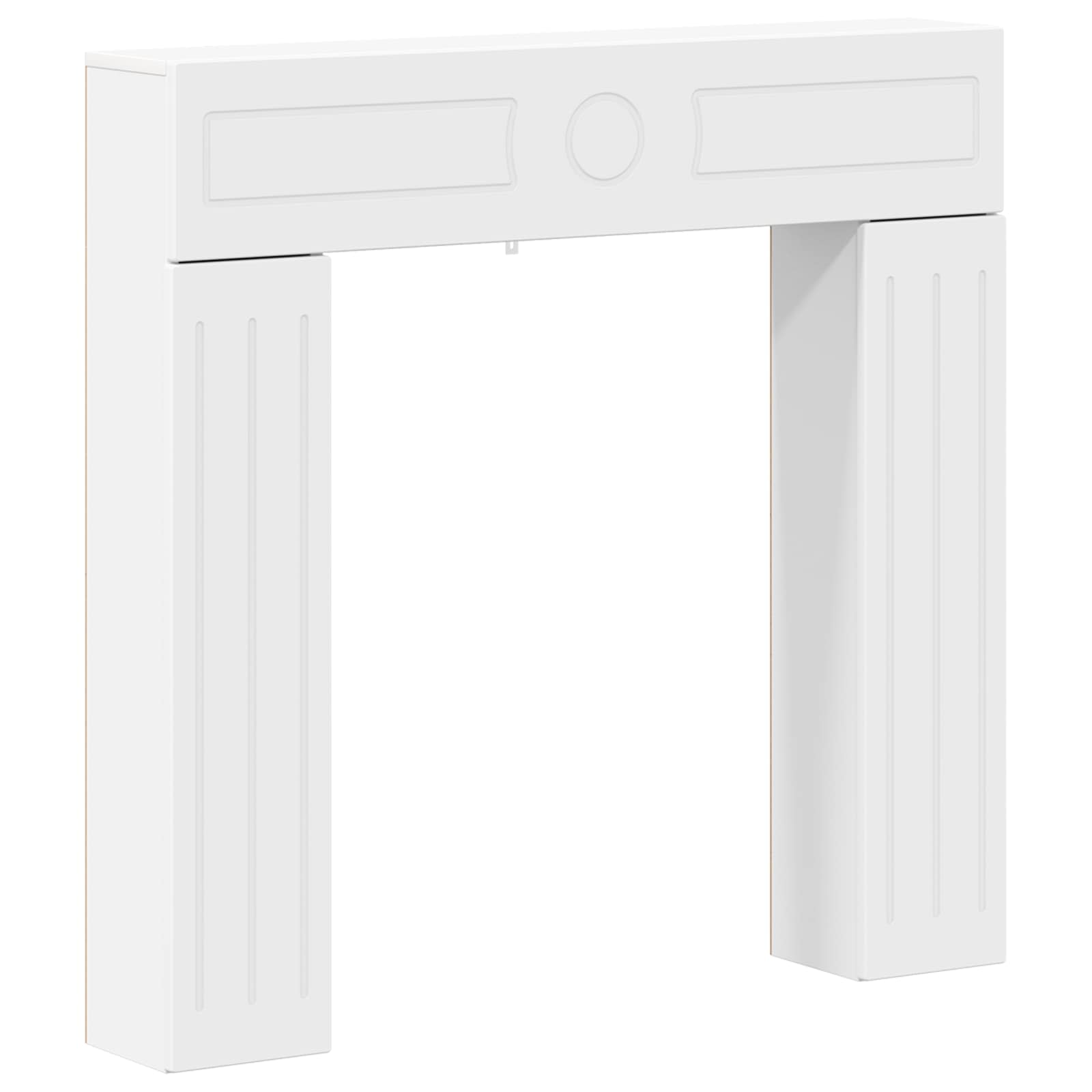 Cornice per camino Bianco 102 x 18 x 100,5 cm