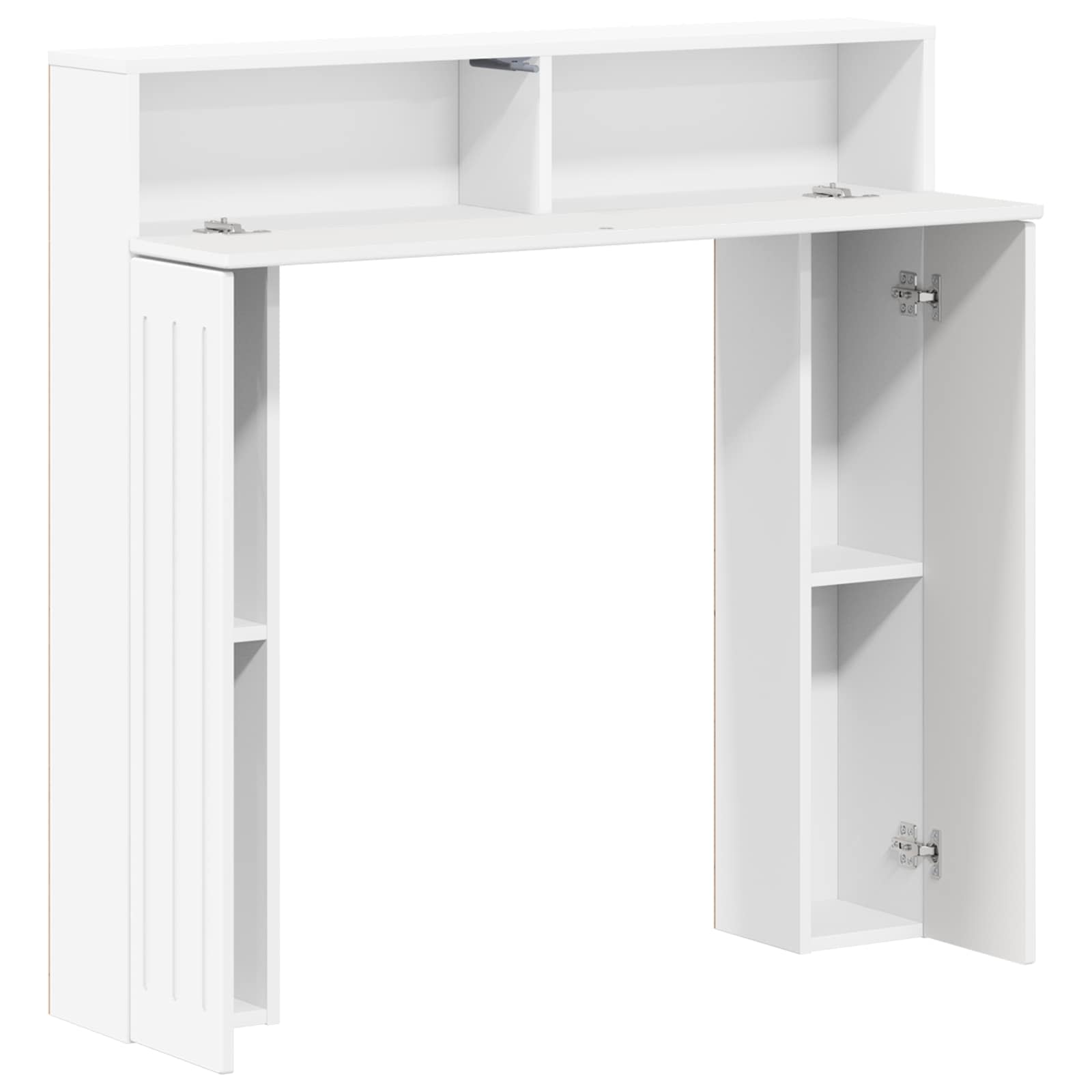 Cornice per camino Bianco 102 x 18 x 100,5 cm