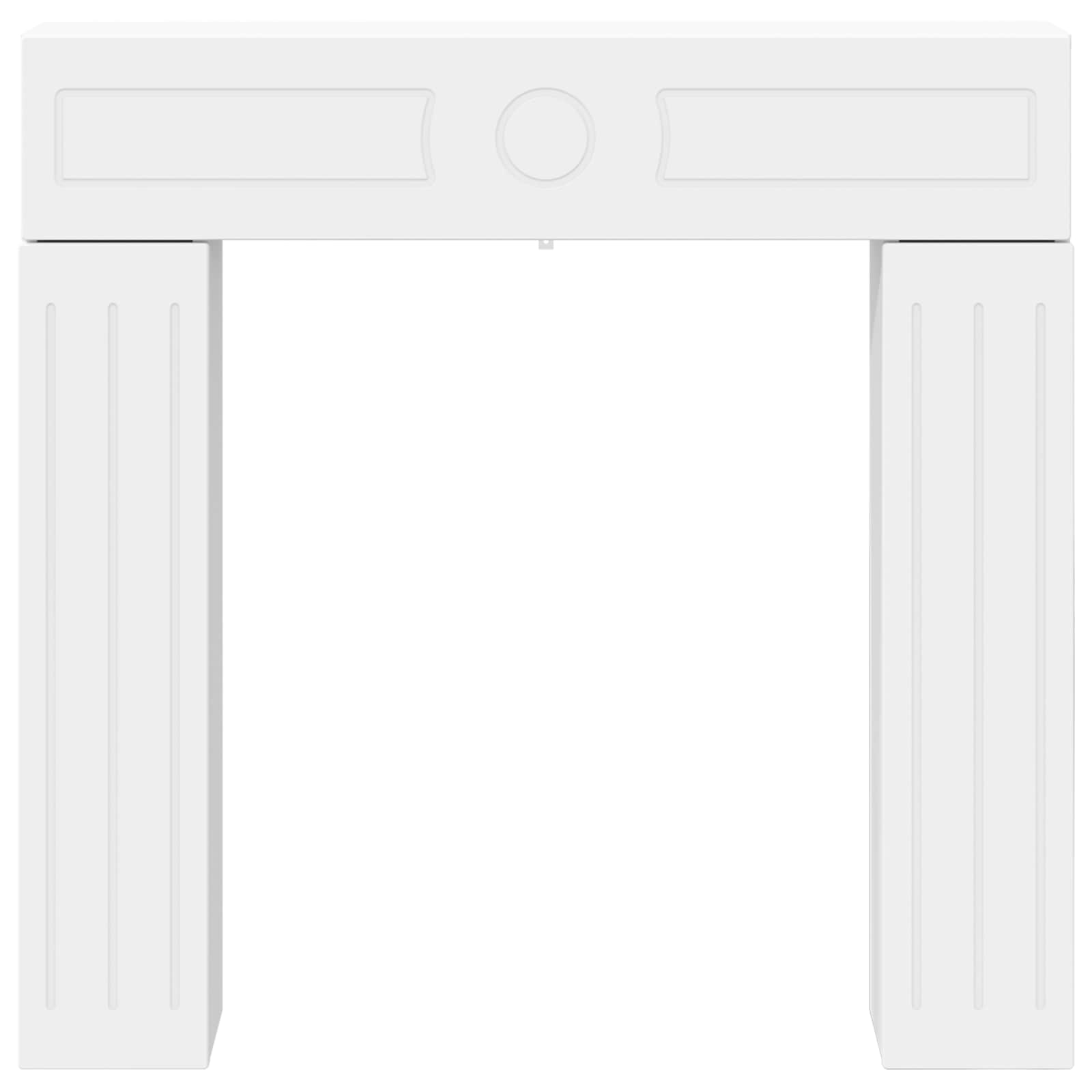 Cornice per camino Bianco 102 x 18 x 100,5 cm