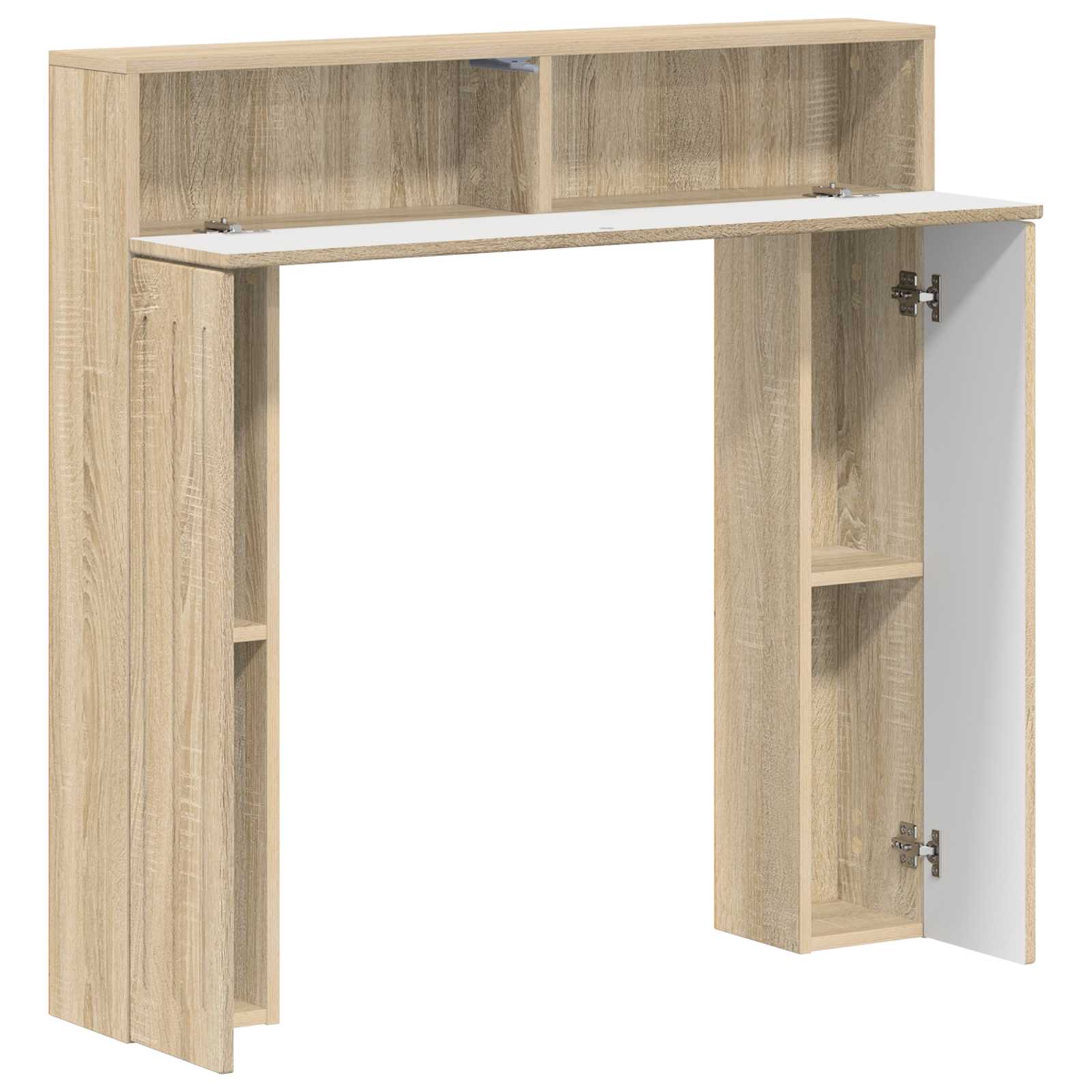 Cornice per camino Rovere Sonoma 102 x 18 x 100,5 cm
