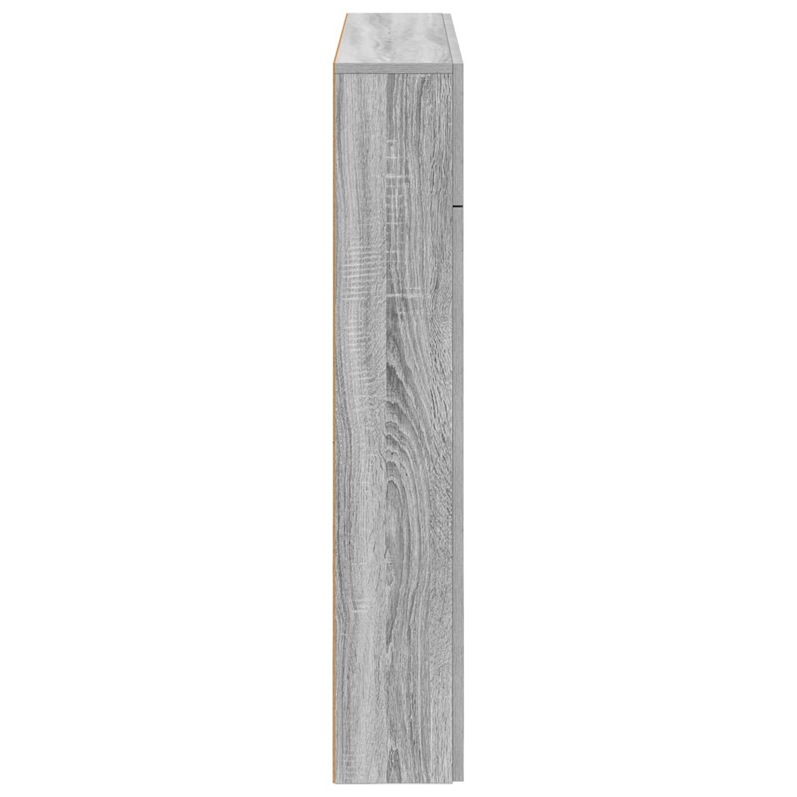 Cornice per camino Sonoma grigio 102 x 18 x 100,5 cm