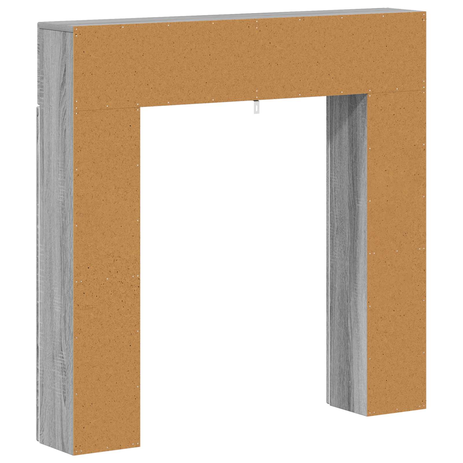 Cornice per camino Sonoma grigio 102 x 18 x 100,5 cm
