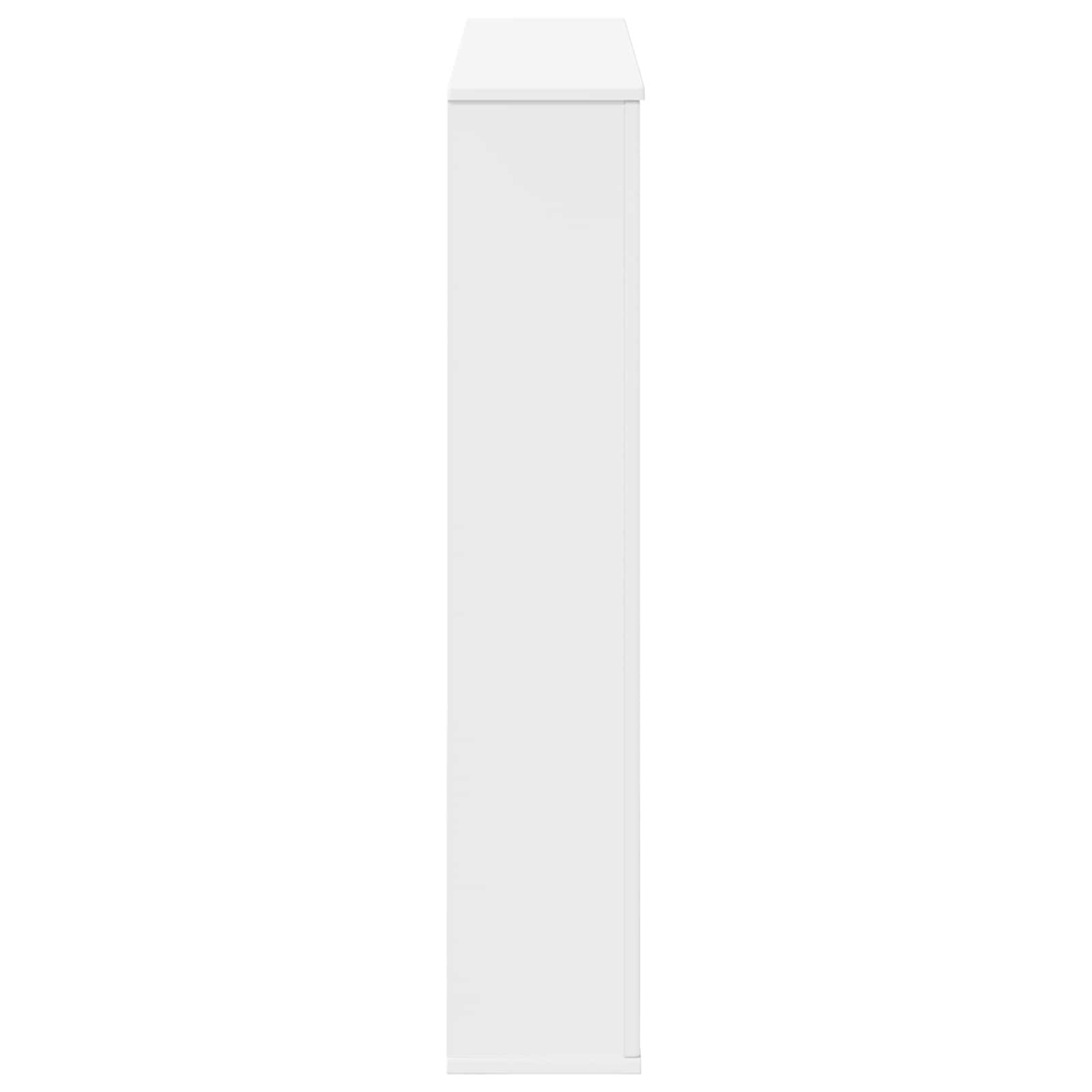 Cornice per camino Bianco 100 x 20 x 100 cm