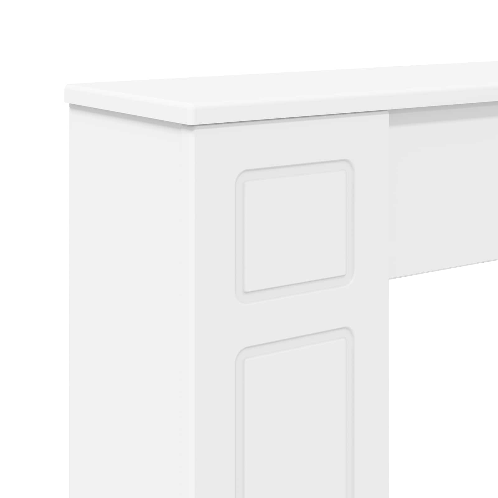 Cornice per camino Bianco 100 x 20 x 100 cm