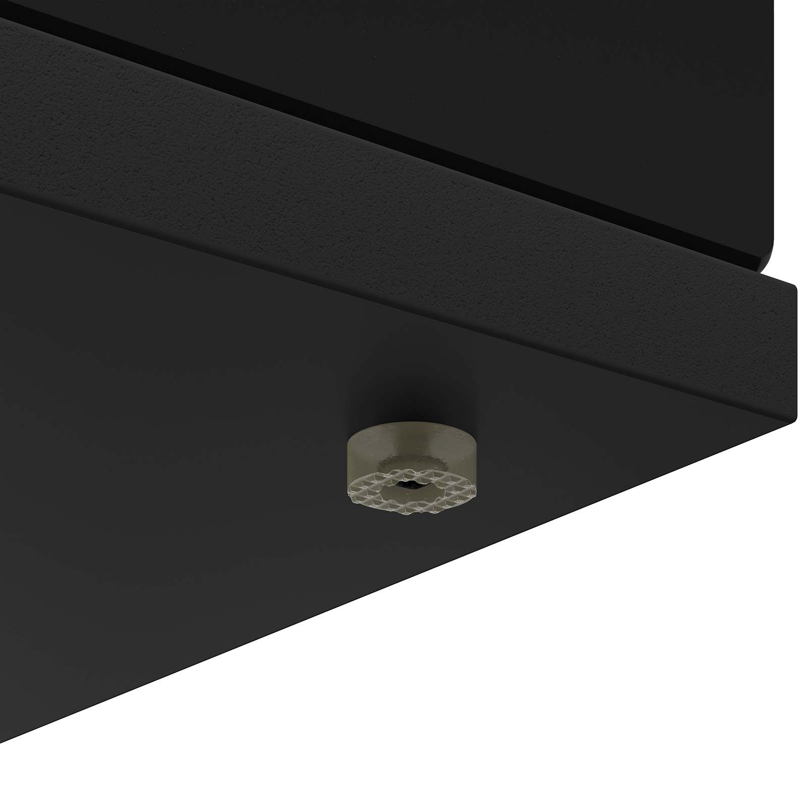Cornice per camino Nero 100 x 20 x 100 cm Legno ingegnerizzato
