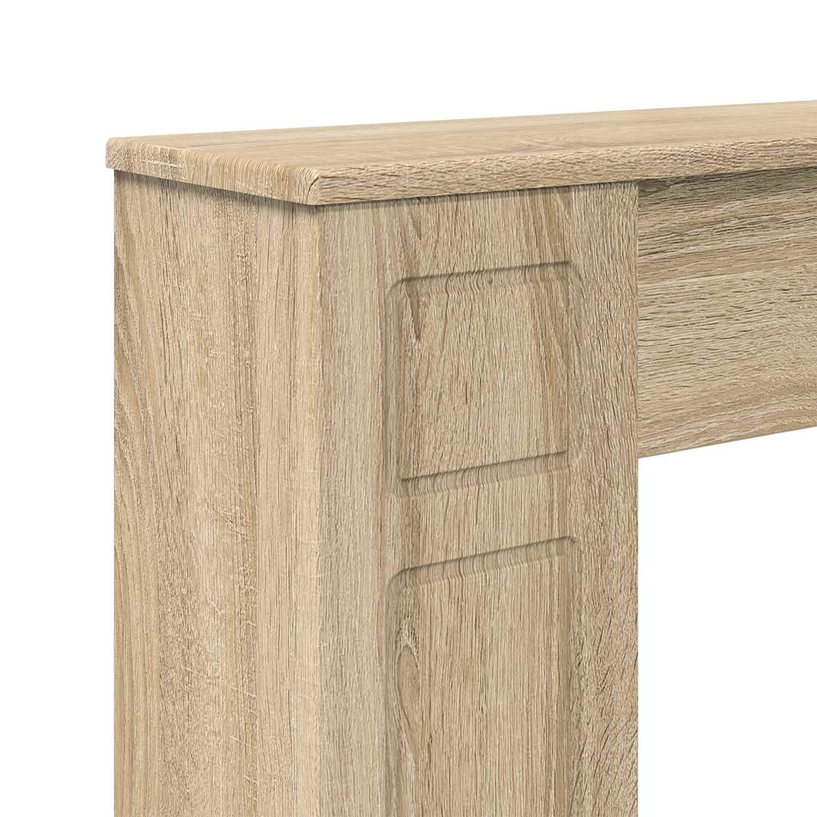Cornice per camino Rovere Sonoma 100 x 20 x 100 cm