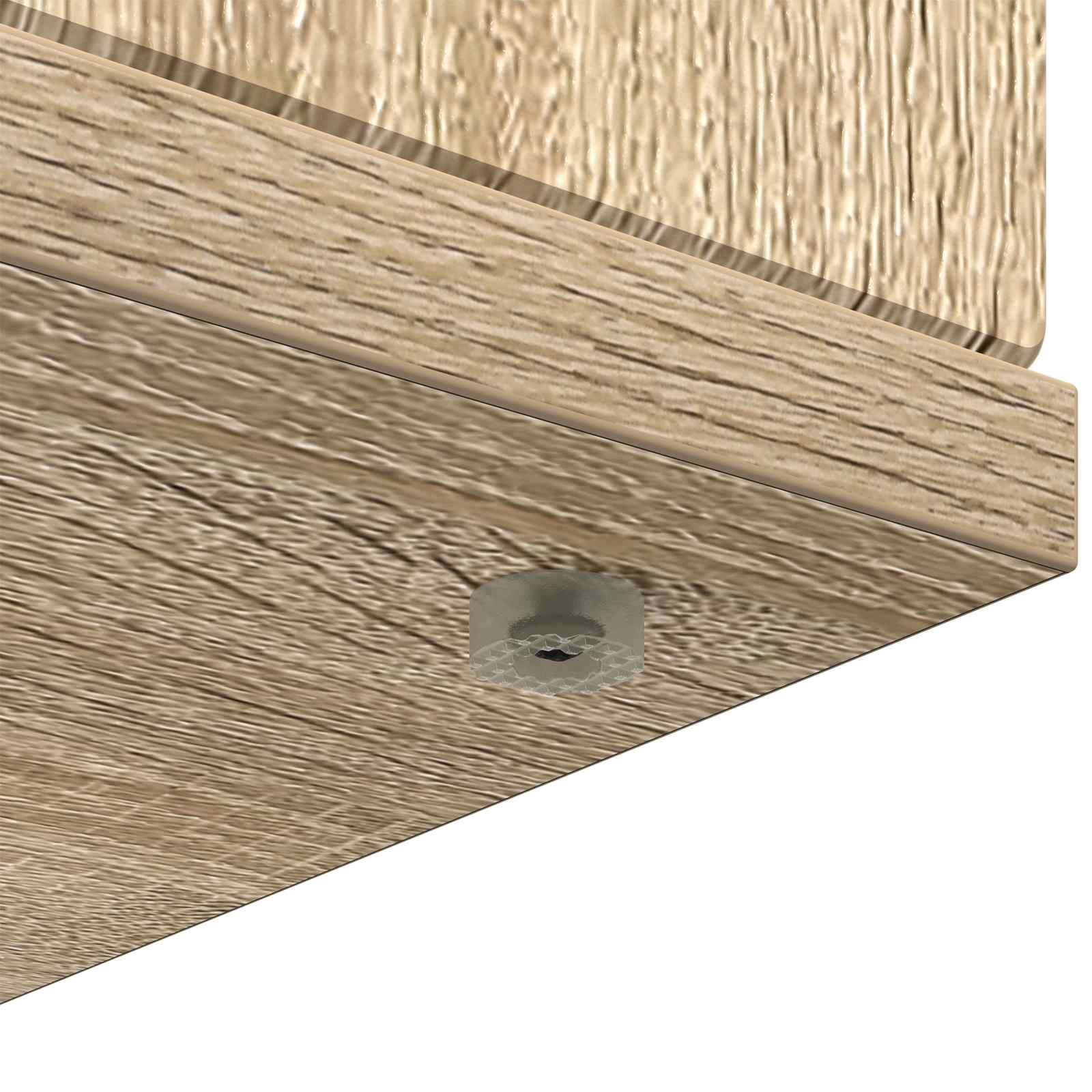 Cornice per camino Rovere Sonoma 100 x 20 x 100 cm