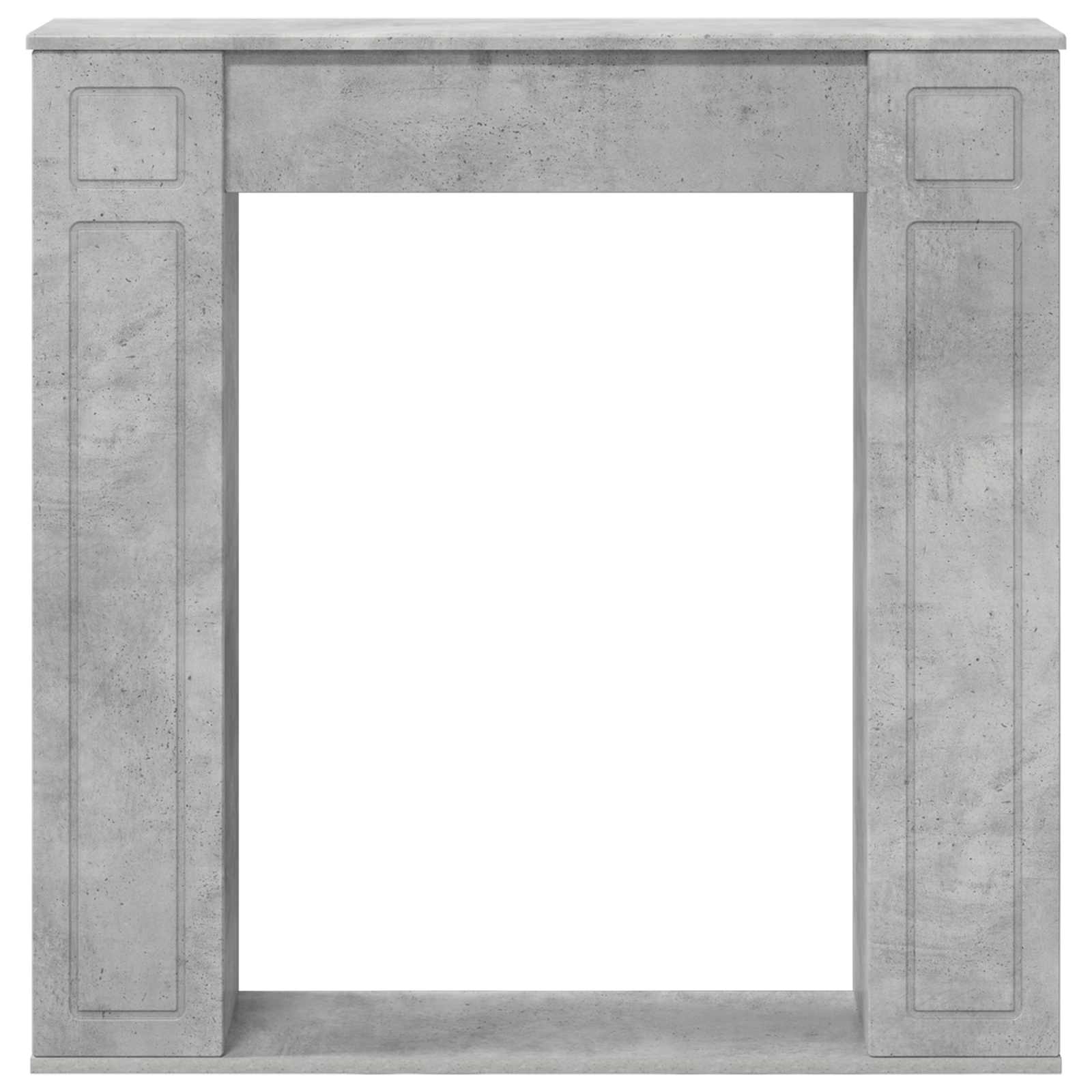 Cornice per camino Grigio Cemento 100 x 20 x 100 cm