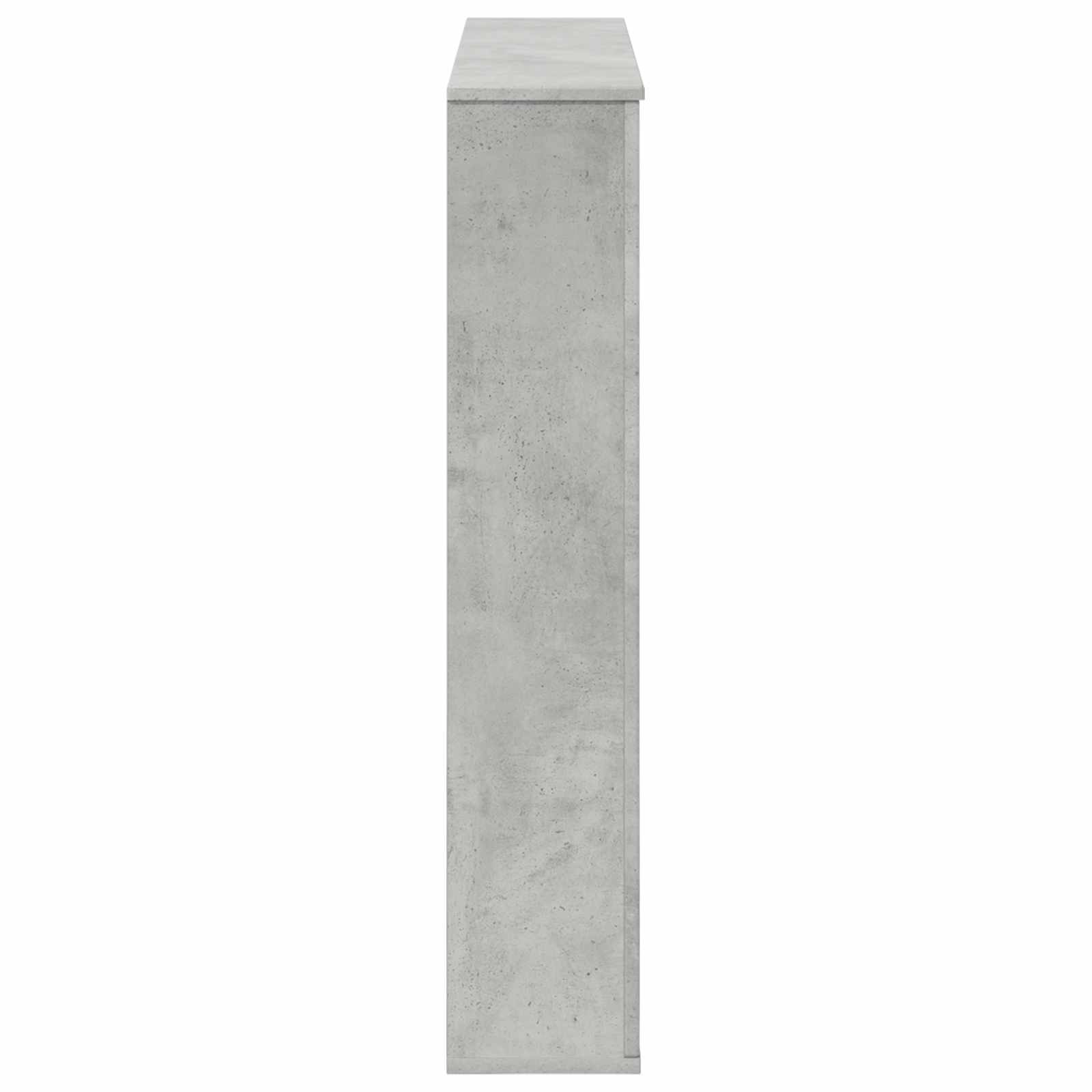 Cornice per camino Grigio Cemento 100 x 20 x 100 cm