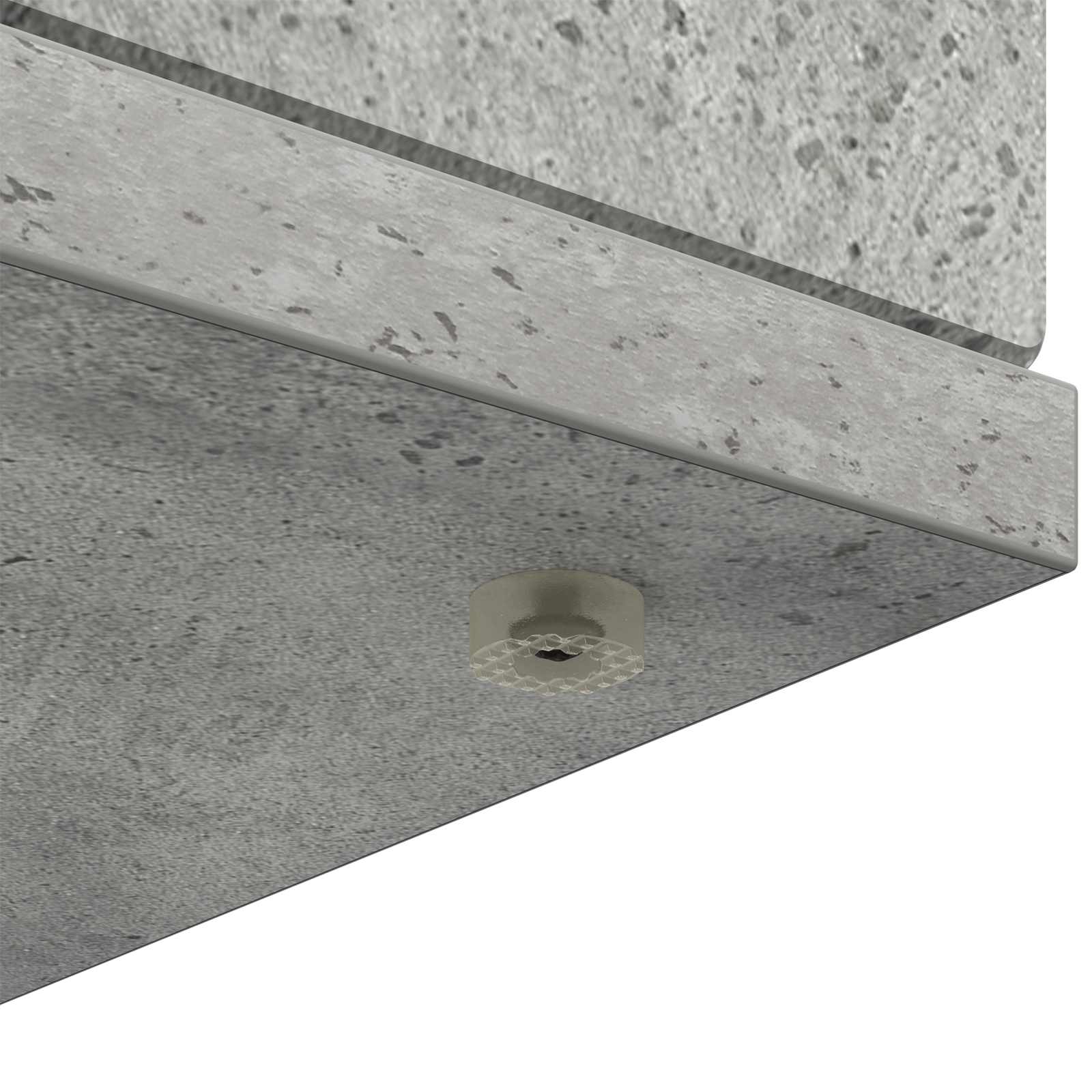 Cornice per camino Grigio Cemento 100 x 20 x 100 cm