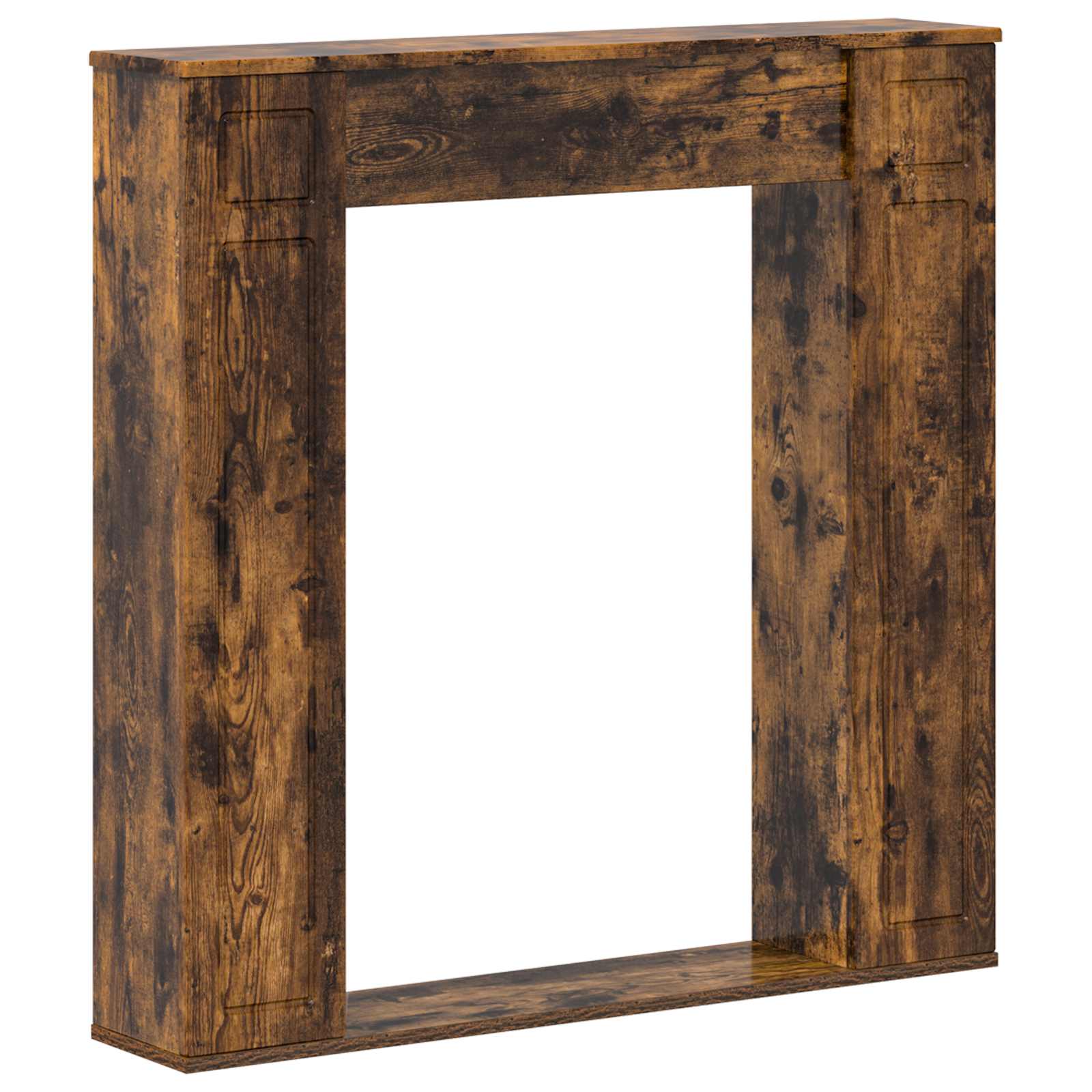 Cornice per camino Rovere Fumo 100 x 20 x 100 cm