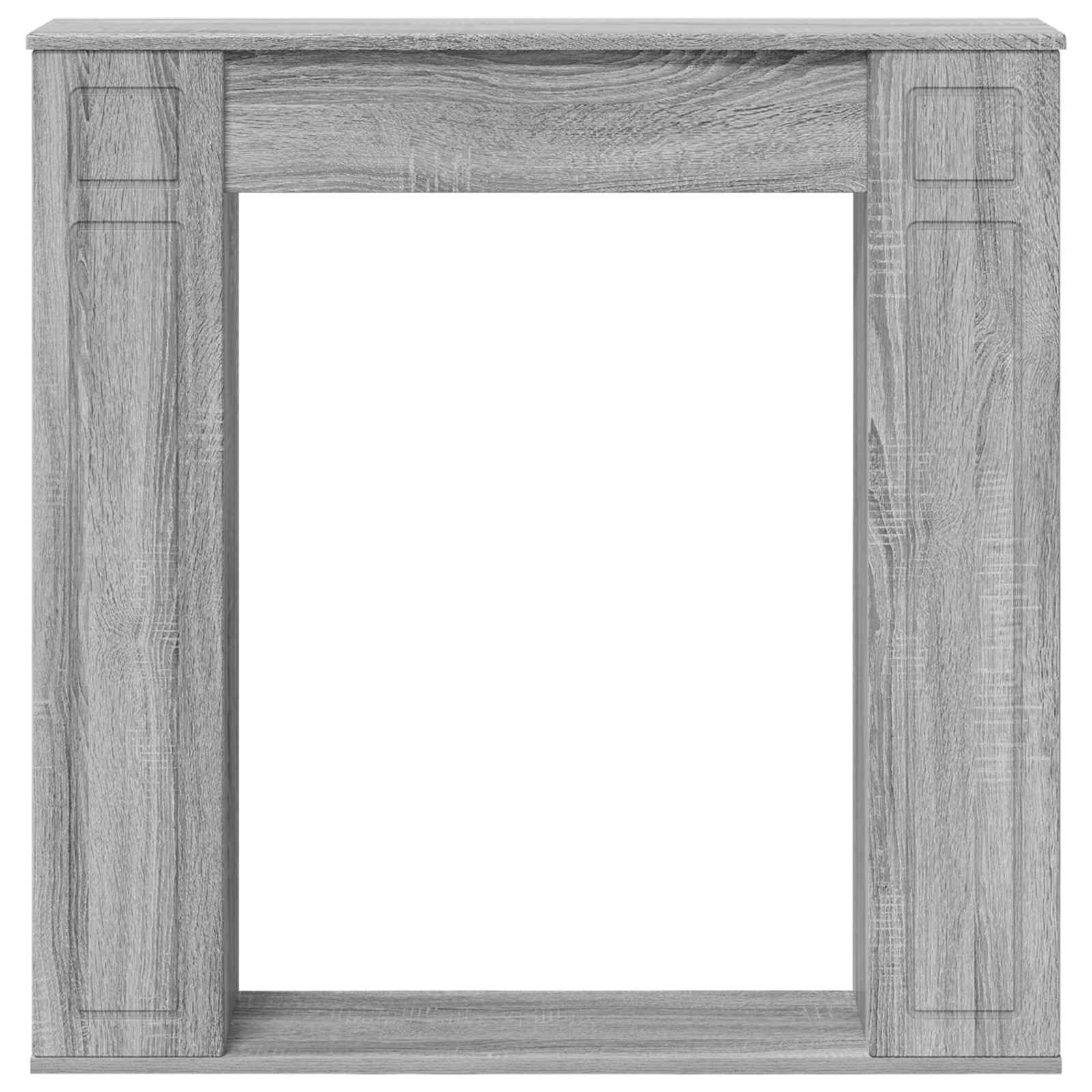 Cornice per camino Sonoma grigio 100 x 20 x 100 cm
