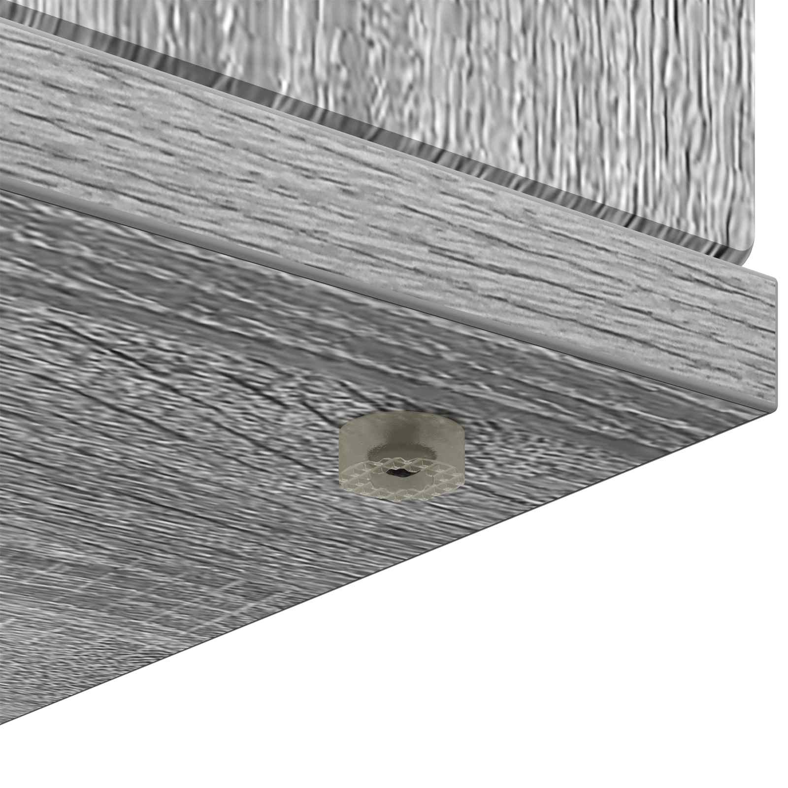 Cornice per camino Sonoma grigio 100 x 20 x 100 cm