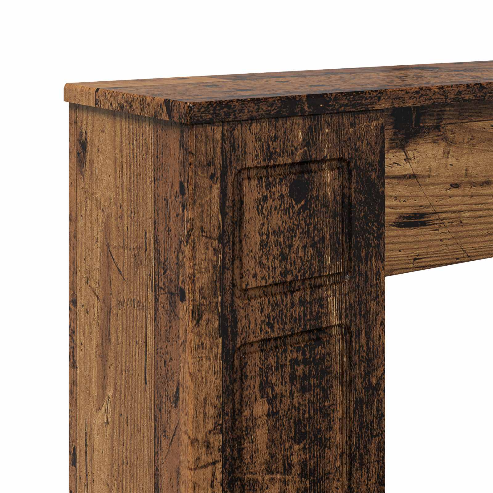Cornice per camino Legno antico 100 x 20 x 100 cm