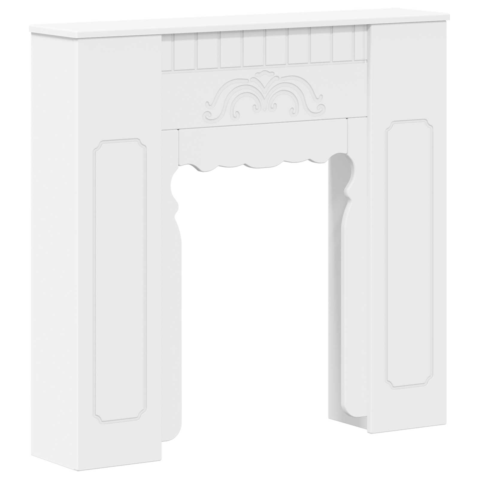 Cornice per camino Bianco 93 x 20 x 89 cm Legno ingegnerizzato