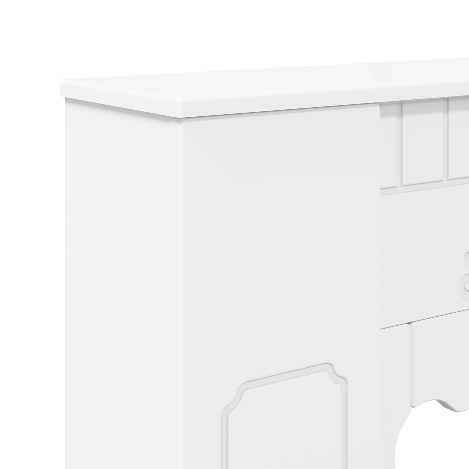 Cornice per camino Bianco 93 x 20 x 89 cm Legno ingegnerizzato