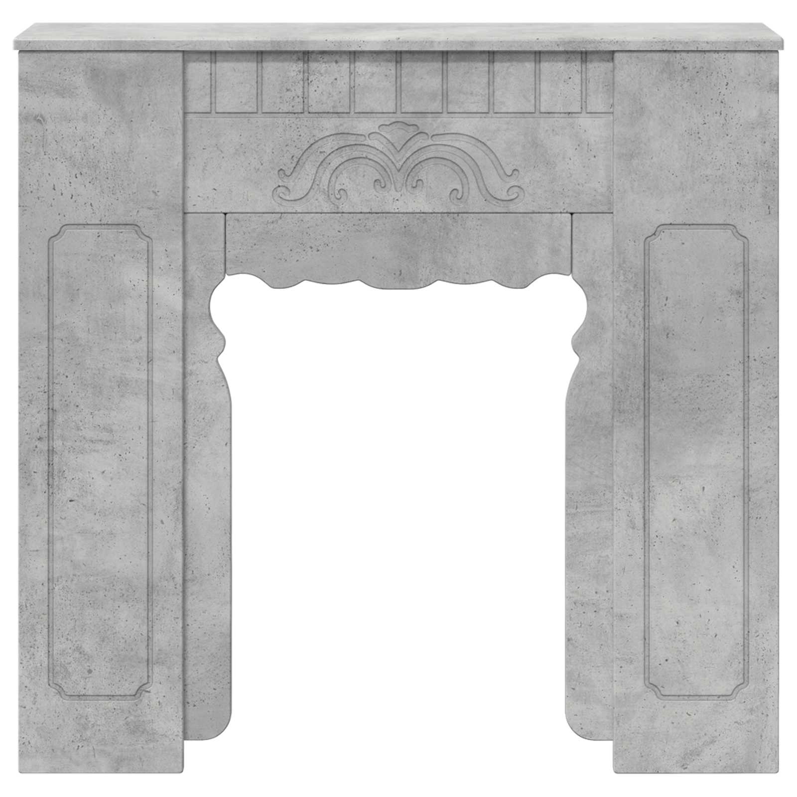 Cornice per camino Grigio Cemento 93 x 20 x 89 cm