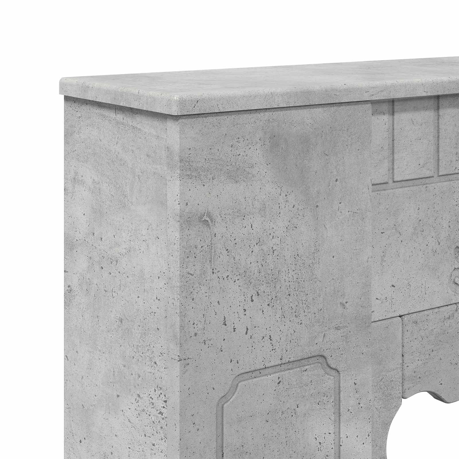 Cornice per camino Grigio Cemento 93 x 20 x 89 cm