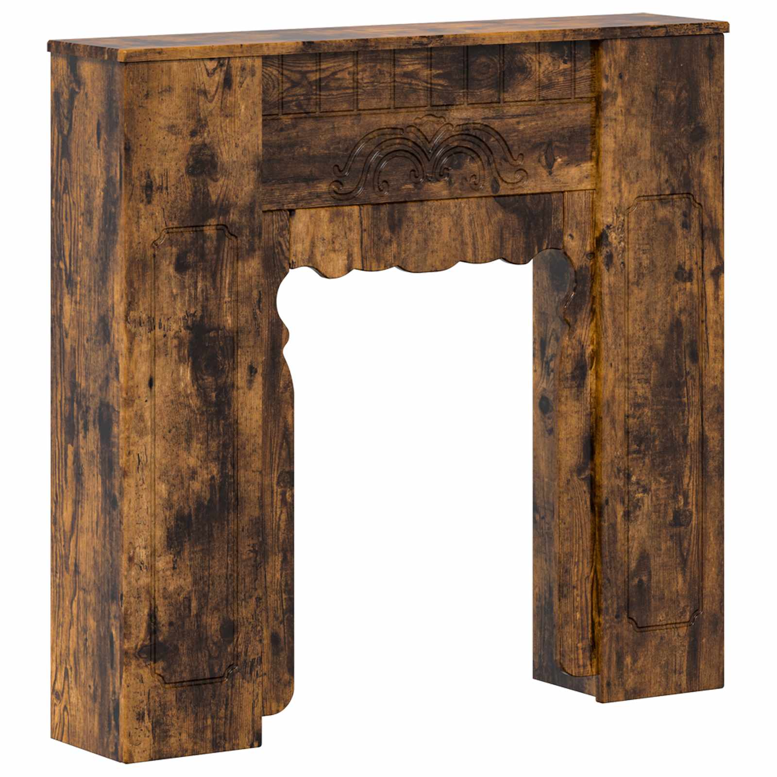 Cornice per camino Rovere Fumo 93 x 20 x 89 cm