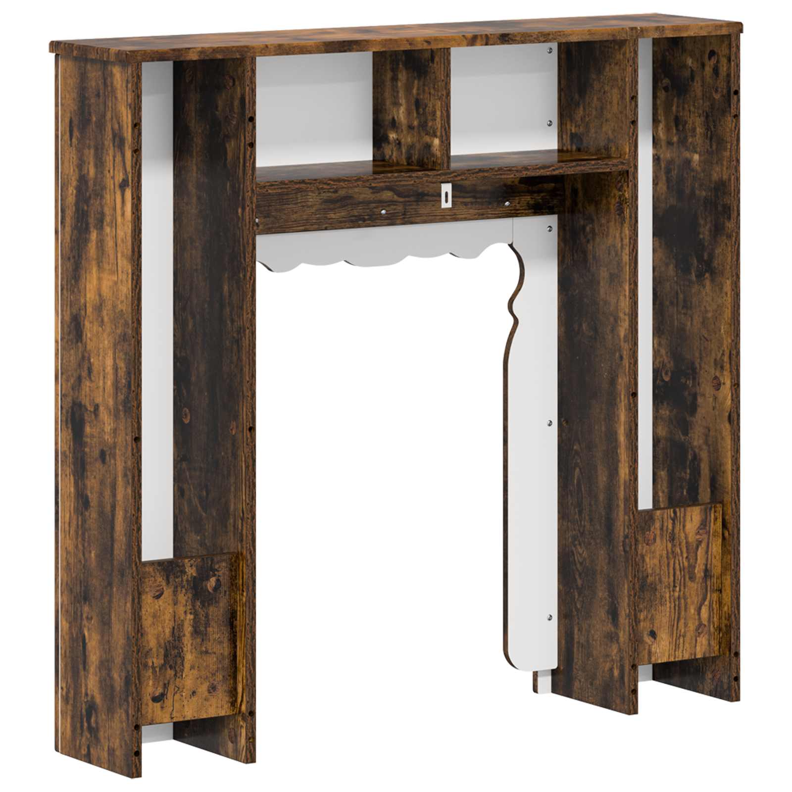 Cornice per camino Rovere Fumo 93 x 20 x 89 cm