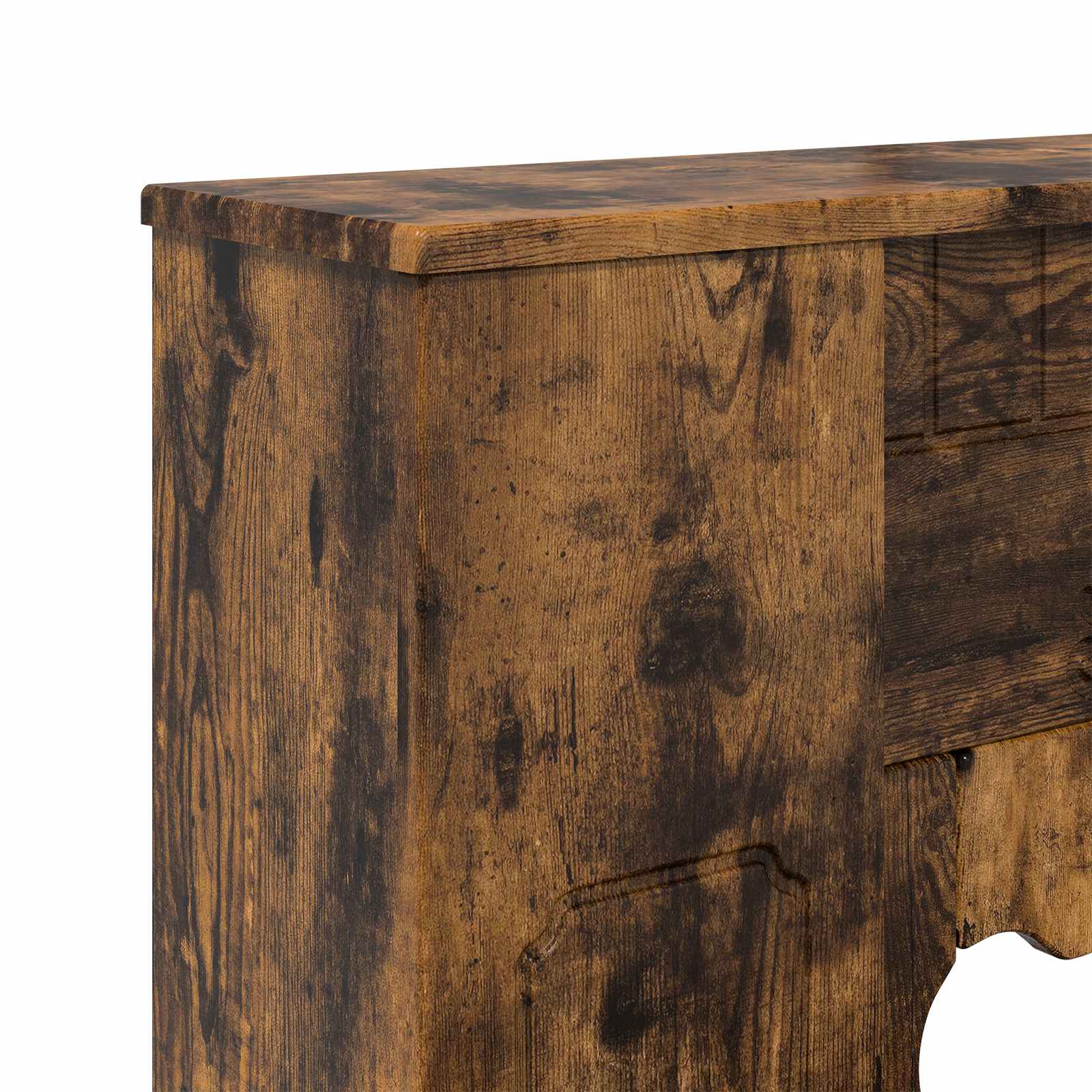 Cornice per camino Rovere Fumo 93 x 20 x 89 cm