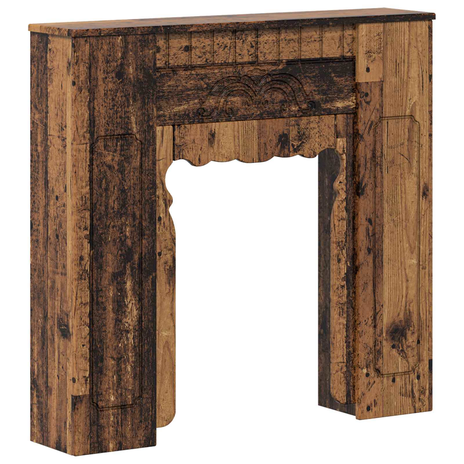 Cornice per camino Legno antico 93 x 20 x 89 cm