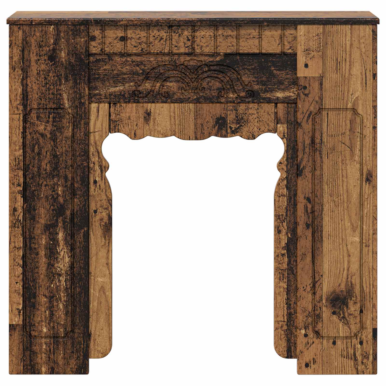 Cornice per camino Legno antico 93 x 20 x 89 cm