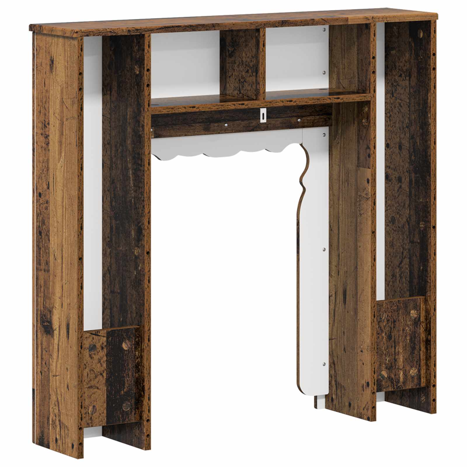 Cornice per camino Legno antico 93 x 20 x 89 cm
