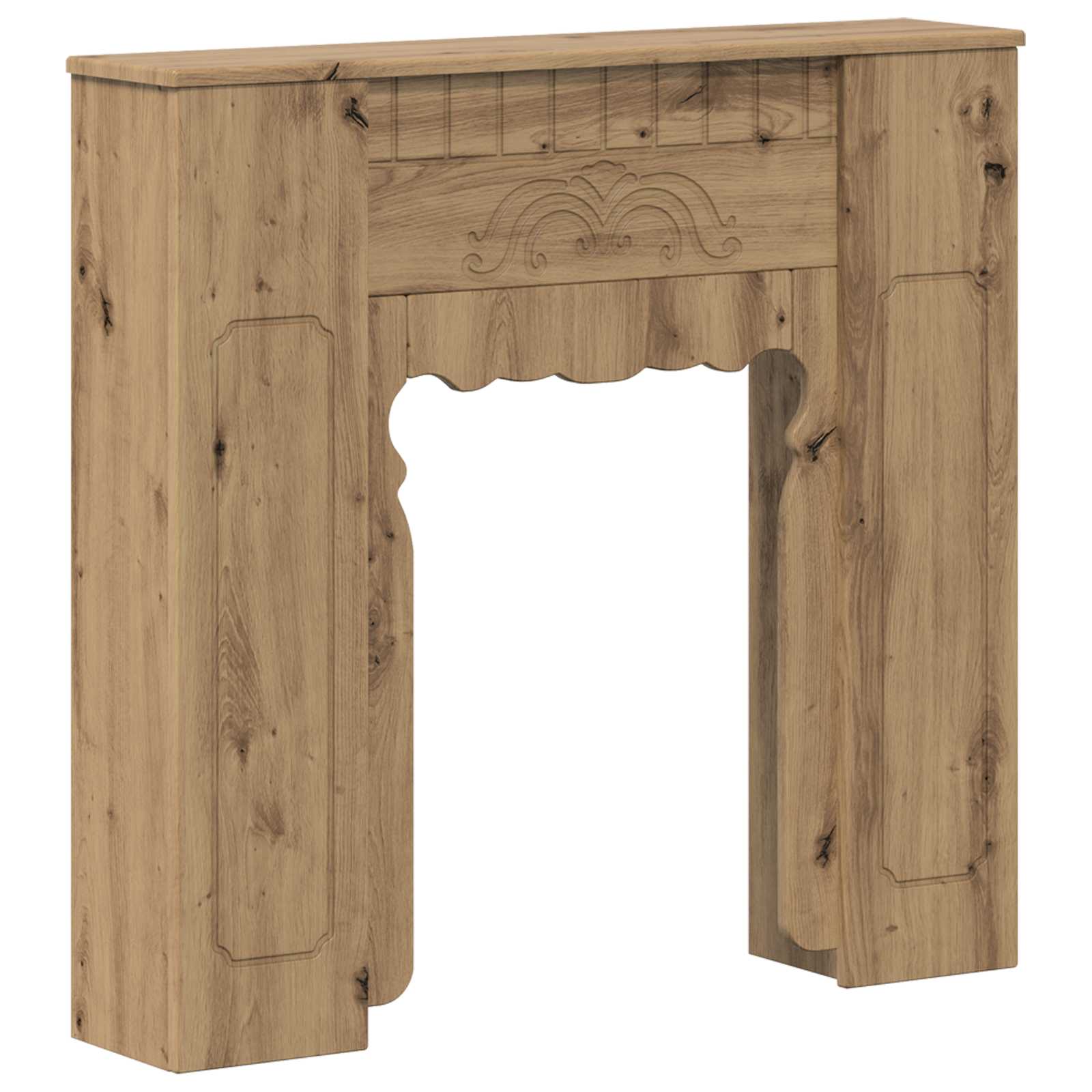 Cornice per camino Rovere Artigianale 93 x 20 x 89 cm